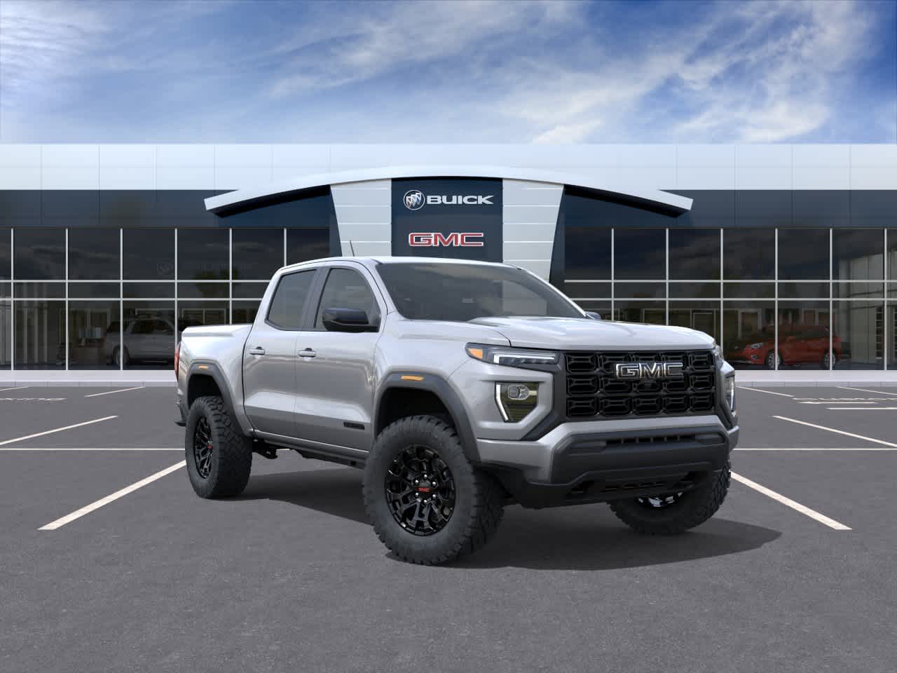 Gray 2026 GMC Canyon Elevation Crew Cab RWD Pickup Truck 4X2 8-Speed Automatic