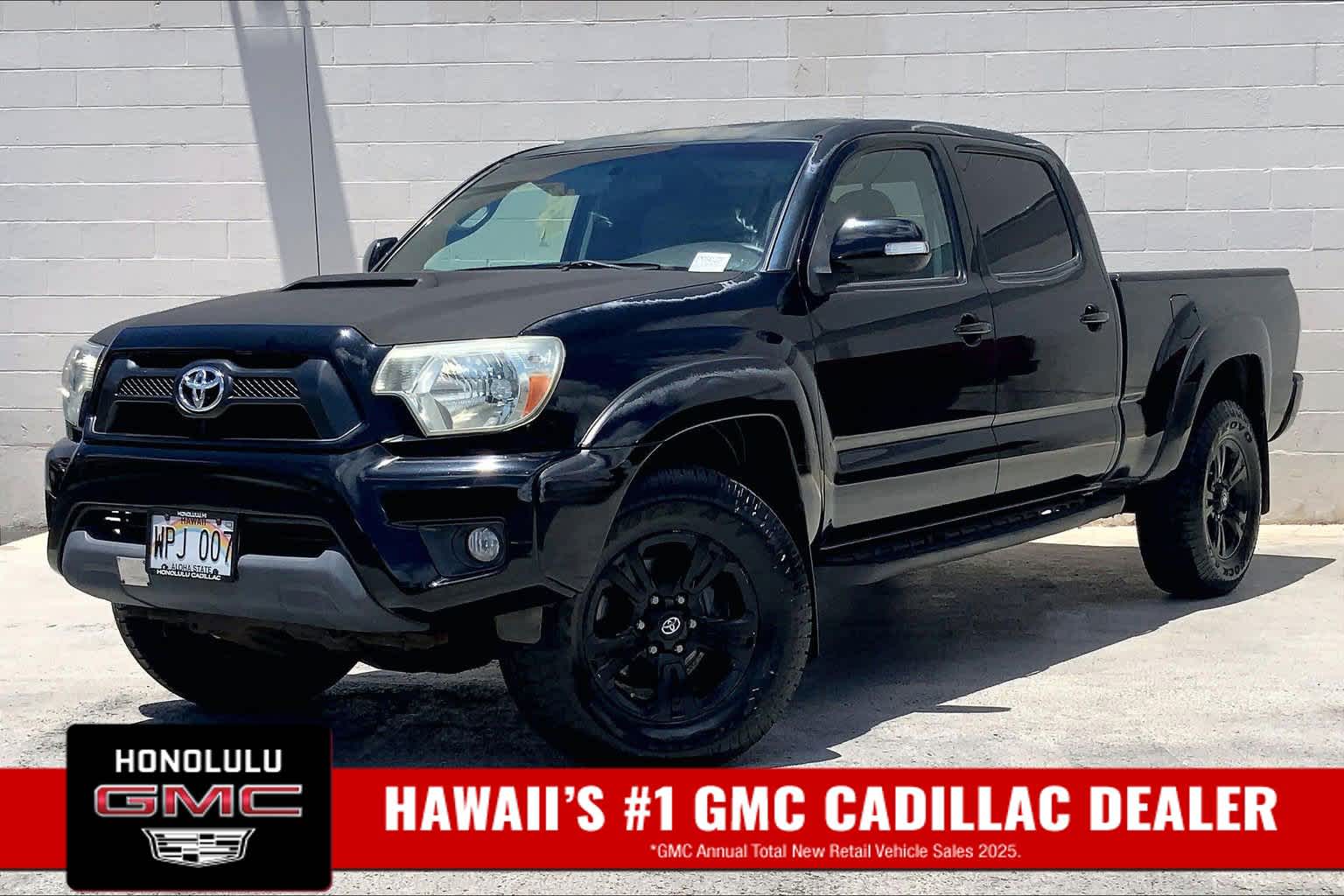 Black 2014 Toyota Tacoma Pickup Truck Four-Wheel Drive 5-Speed Automatic