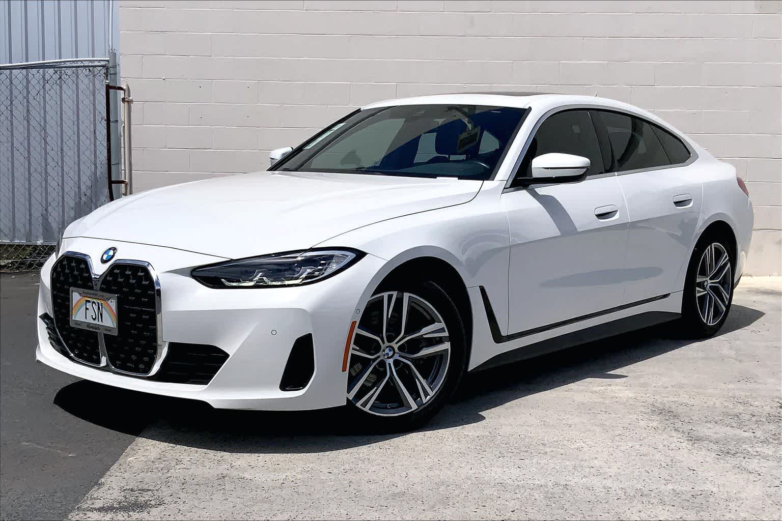 Alpine White 2023 BMW 4 Series 430i Gran Coupe RWD Coupe Rear-Wheel Drive 8-Speed Automatic