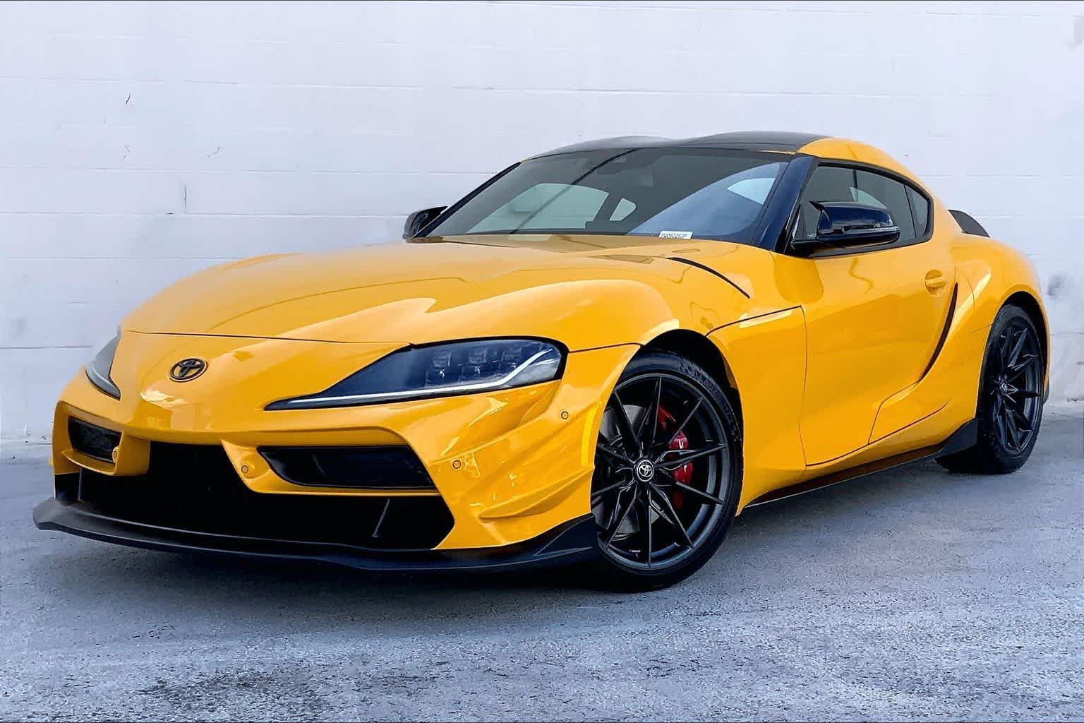 Yellow 2023 Toyota Supra Coupe Rear-Wheel Drive Manual