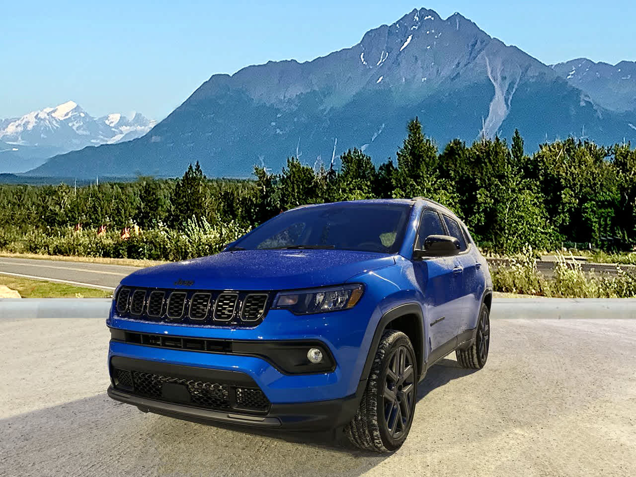 Hydro Blue Pearlcoat 2026 Jeep Compass Latitude Altitude 4WD SUV / Crossover Four-Wheel Drive 8-Speed Automatic