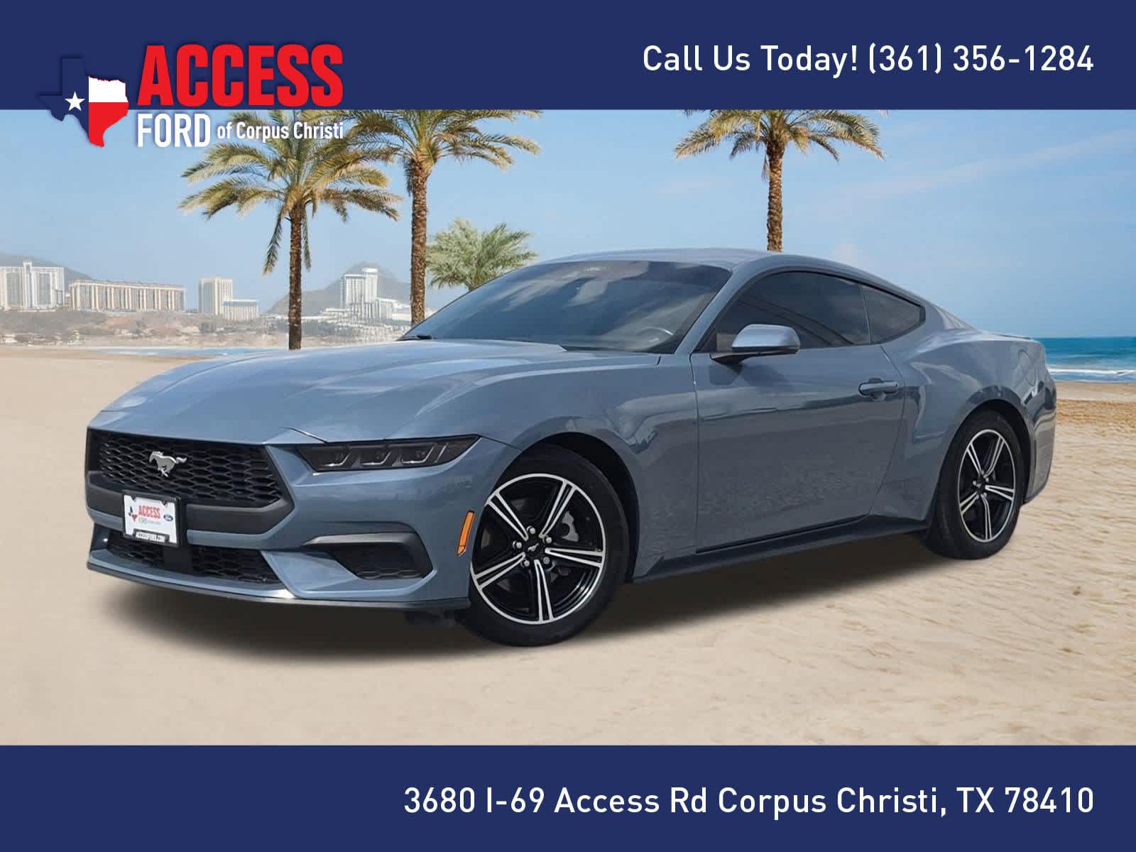 Vapor Blue Metallic 2025 Ford Mustang Coupe Rear-Wheel Drive Automatic