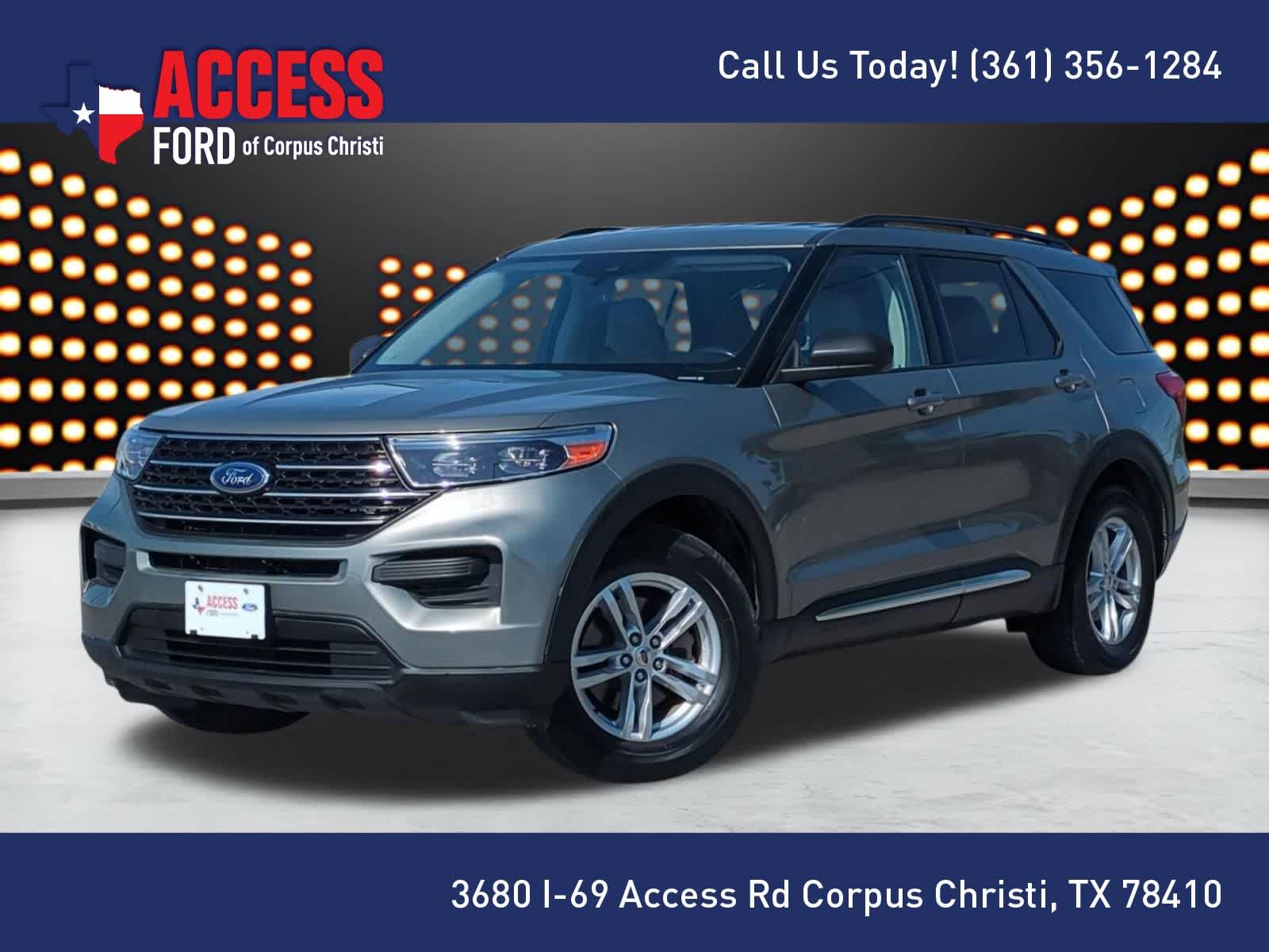 Silver Spruce Metallic 2020 Ford Explorer XLT RWD SUV / Crossover Rear-Wheel Drive Automatic