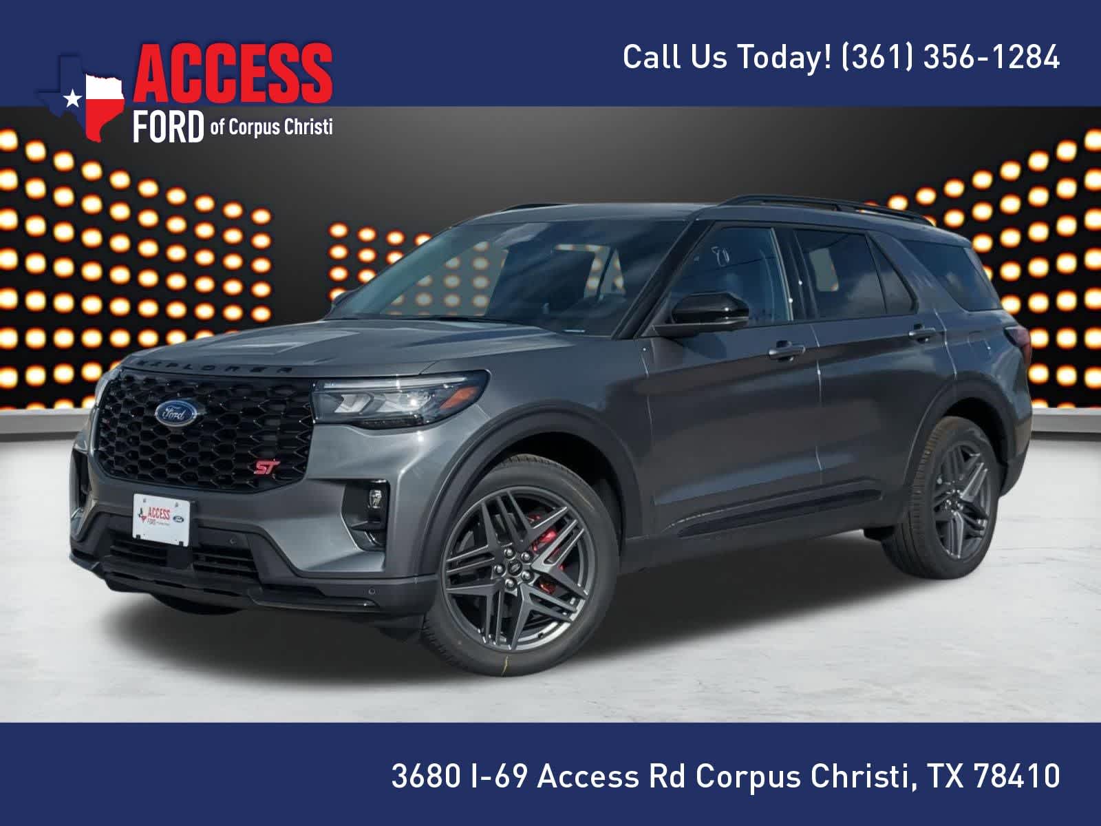 Carbonized Gray Metallic 2026 Ford Explorer ST AWD SUV / Crossover All-Wheel Drive Automatic