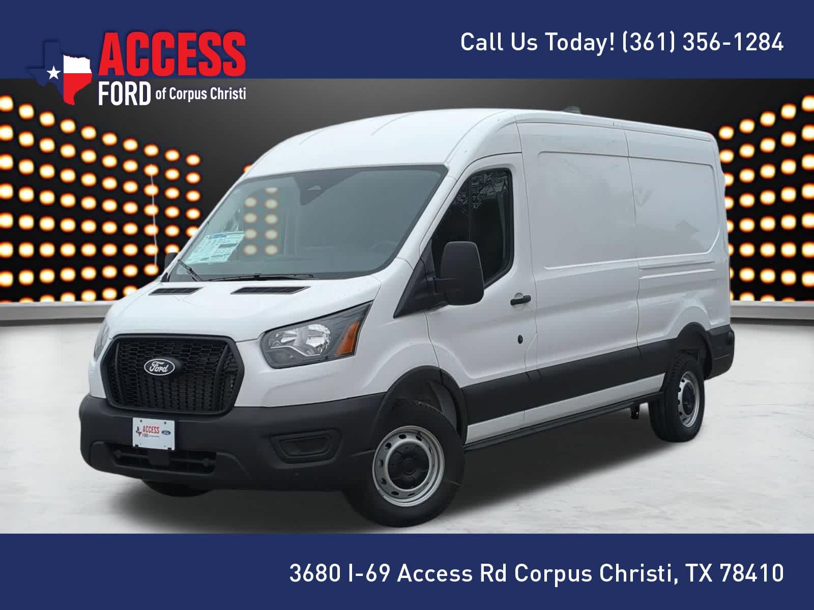 Oxford White 2026 Ford Transit Cargo 250 Medium Roof LB RWD Van Rear-Wheel Drive Automatic