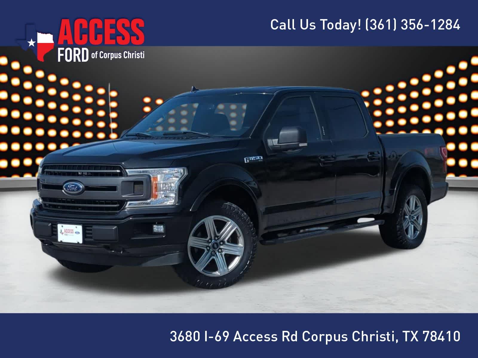 Shadow Black 2018 Ford F-150 XLT SuperCrew 4WD Pickup Truck Four-Wheel Drive Automatic