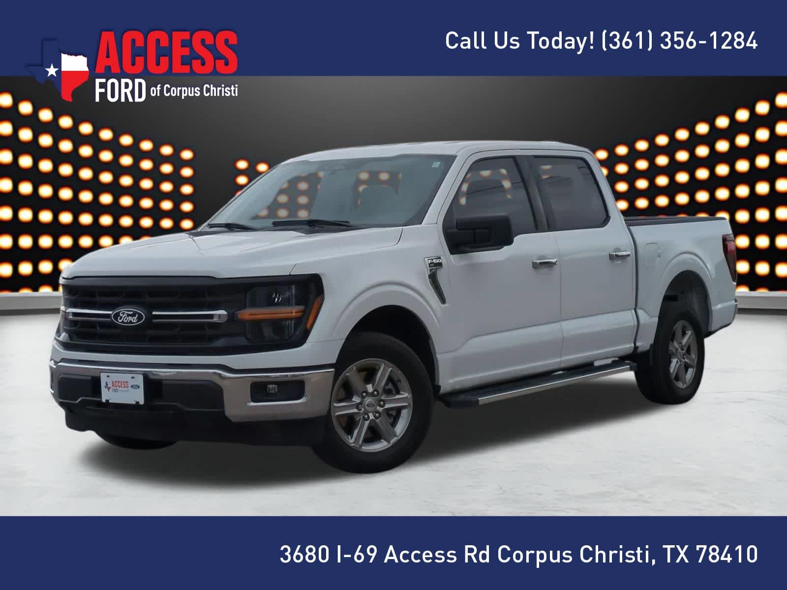 Oxford White 2025 Ford F-150 XLT SuperCrew RWD Pickup Truck 4X2 Automatic