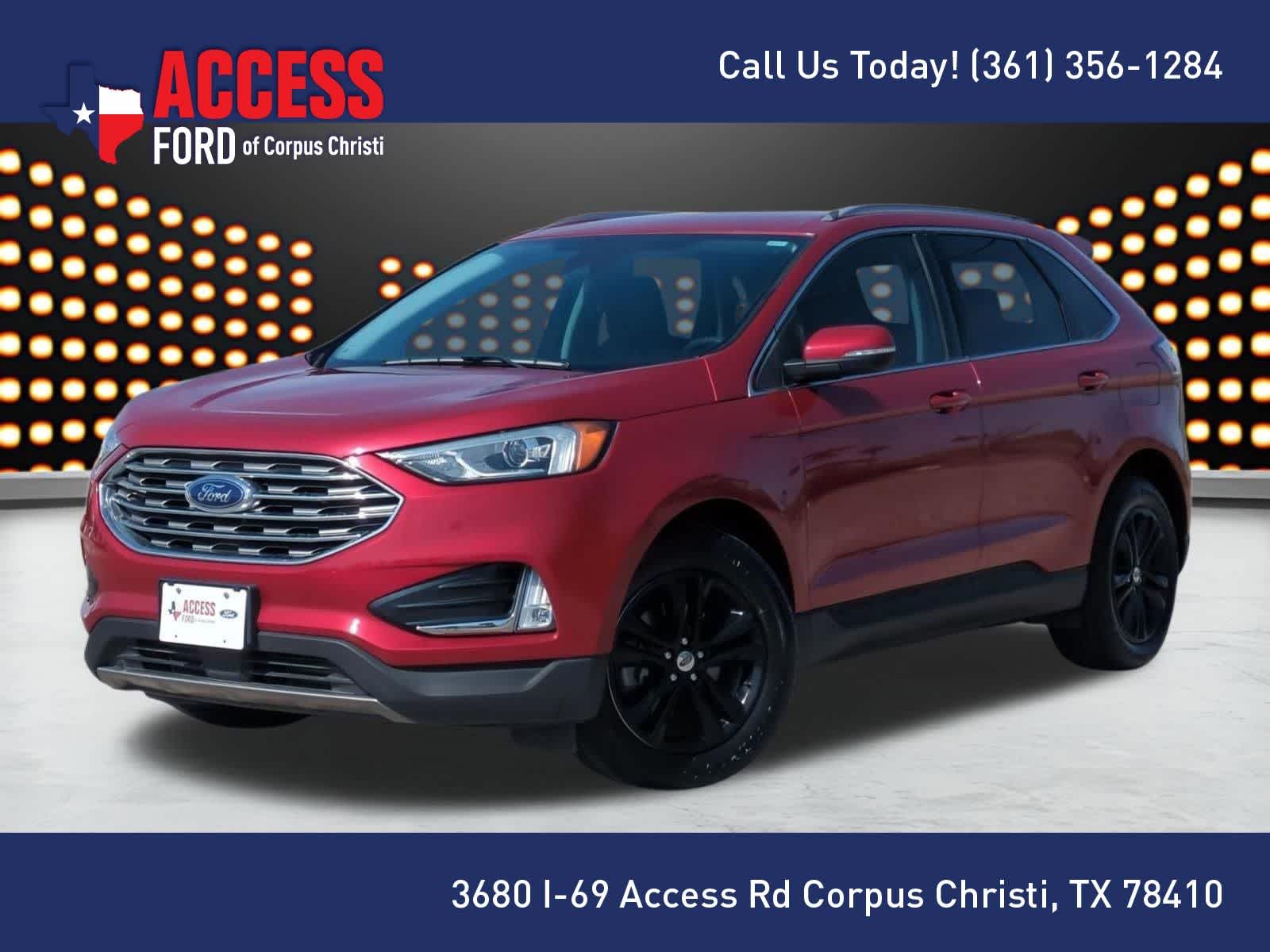 Rapid Red Metallic Tinted Clearcoat 2020 Ford Edge SEL FWD SUV / Crossover Front-Wheel Drive 8-Speed Automatic