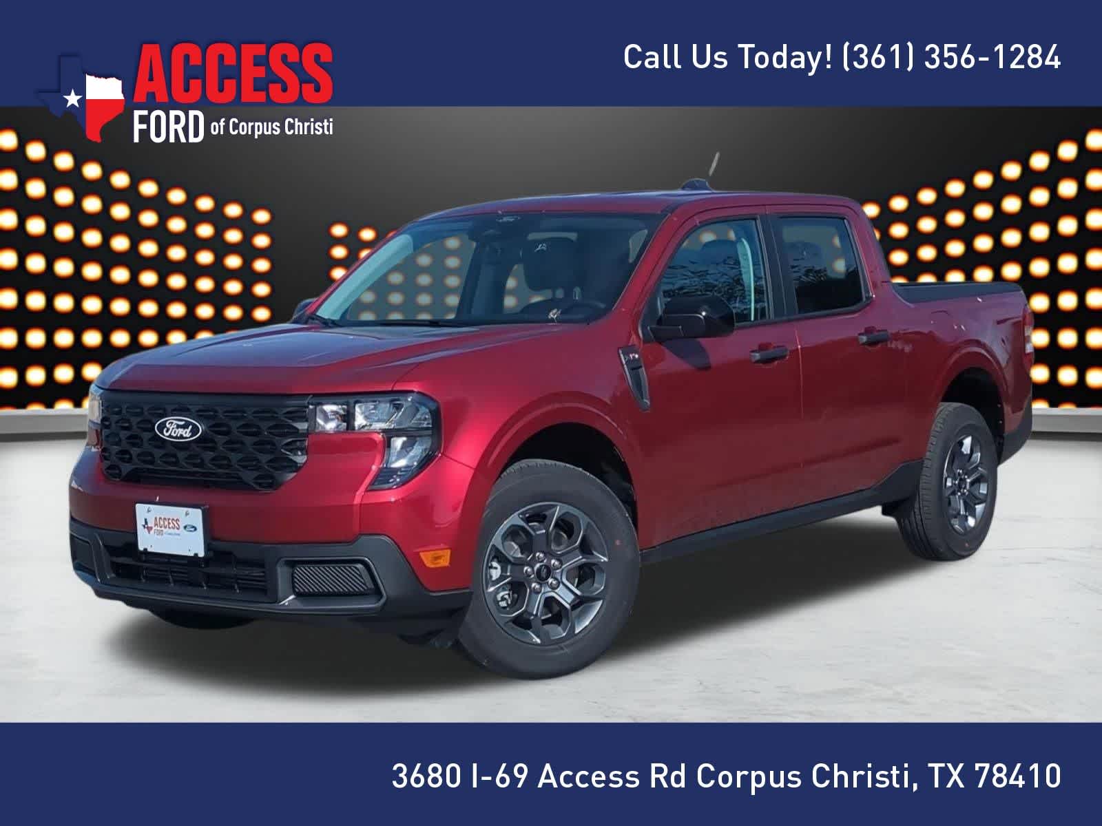 Ruby Red Metallic Tinted Clearcoat 2026 Ford Maverick XLT SuperCrew AWD Pickup Truck All-Wheel Drive Automatic