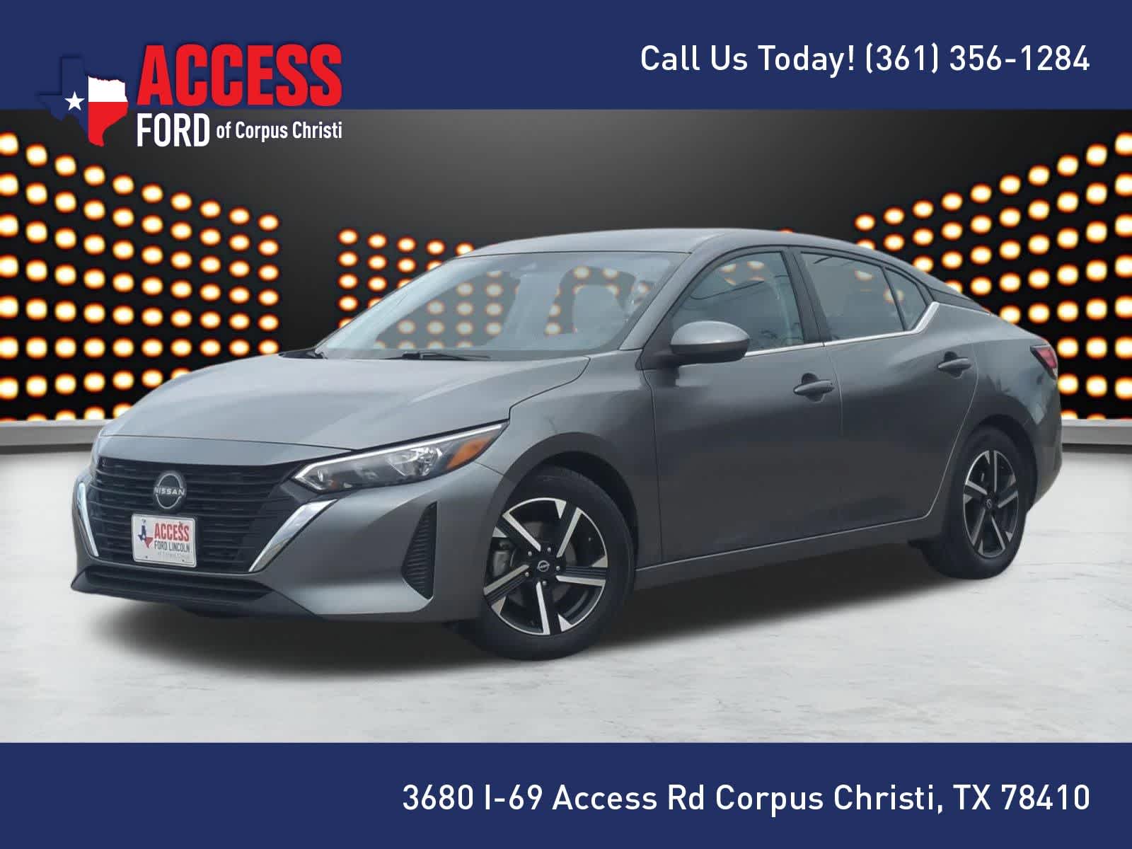 Gray (Gun Metallic) 2024 Nissan Sentra SV FWD Sedan Front-Wheel Drive Continuously Variable Transmission