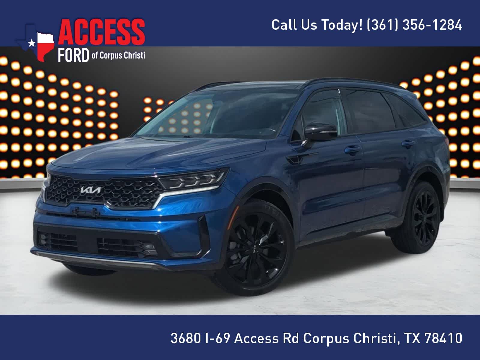 Sapphire Blue 2023 Kia Sorento SX FWD SUV / Crossover Front-Wheel Drive 8-Speed Automatic