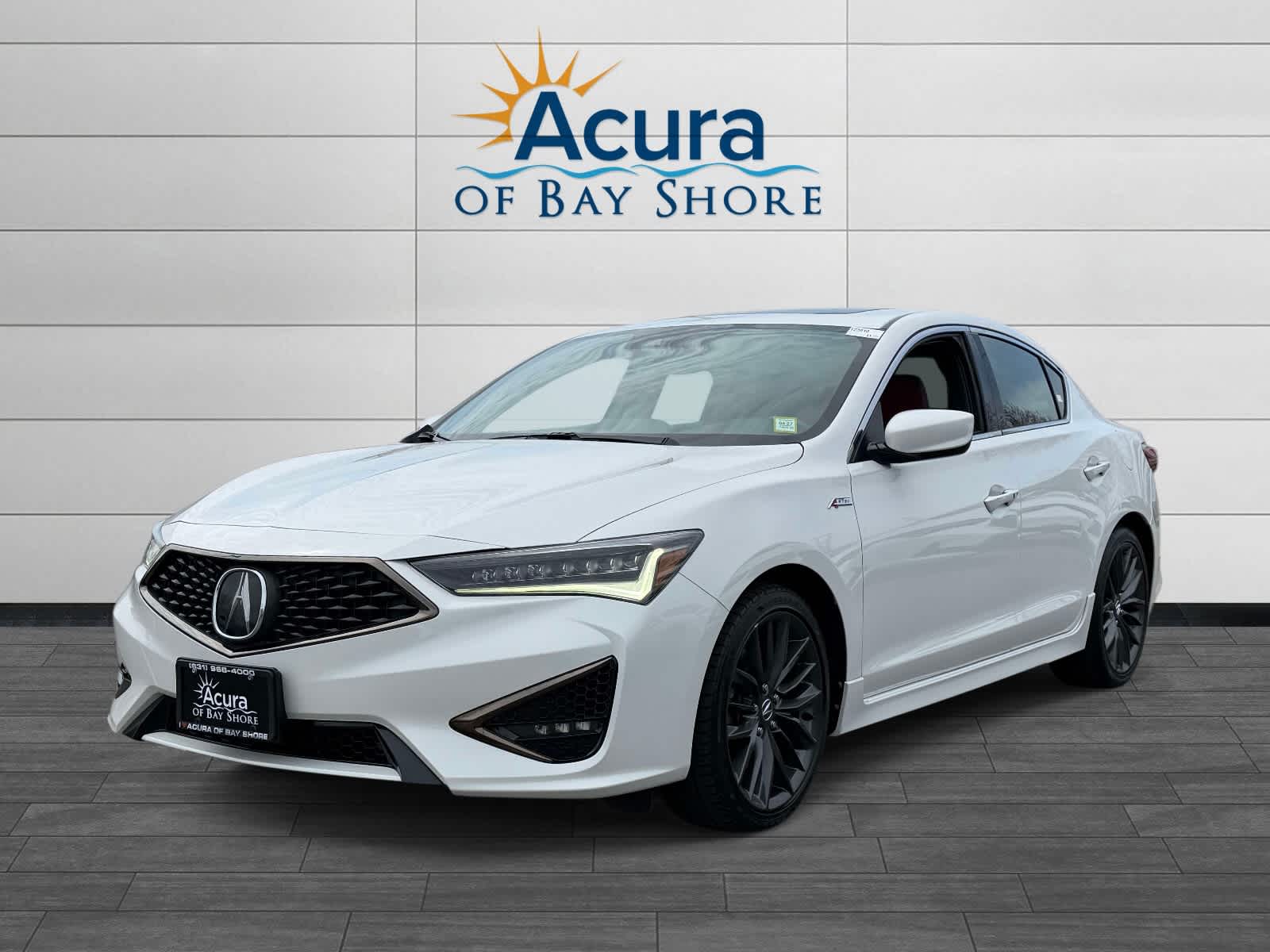 Platinum White Pearl 2021 Acura ILX FWD with Premium and A-SPEC Package Sedan Front-Wheel Drive 8-Speed Automatic