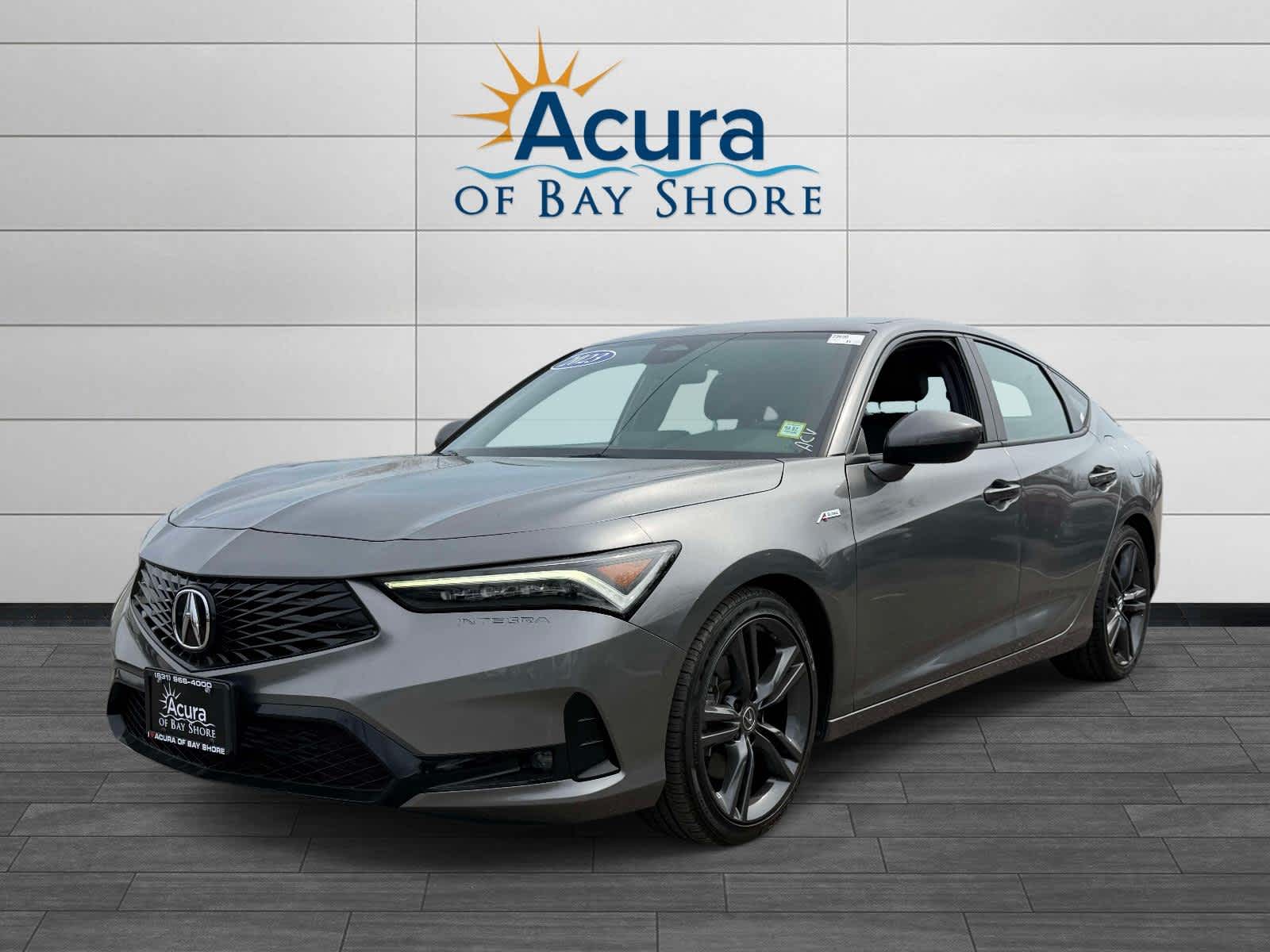 Liquid Carbon Metallic 2023 Acura Integra FWD with A-SPEC Package Sedan Front-Wheel Drive Continuously Variable Transmission