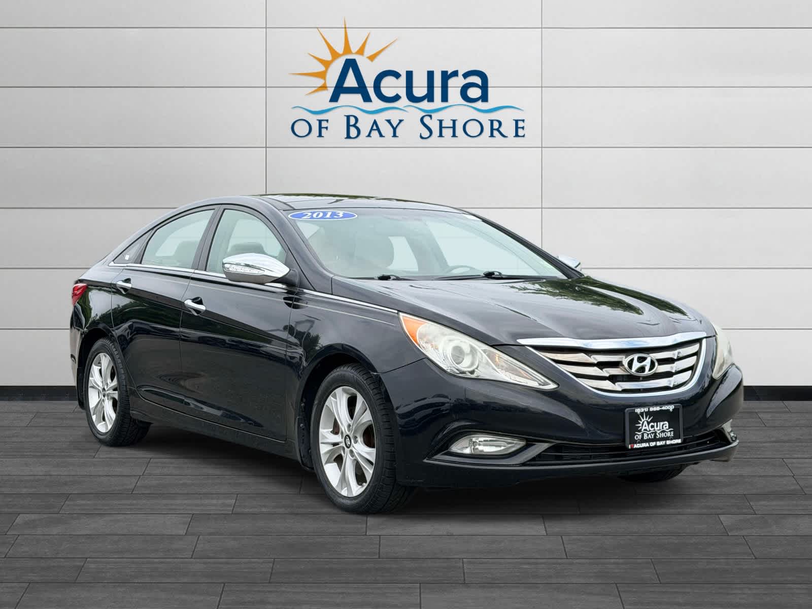Midnight Black 2013 Hyundai Sonata Limited FWD Sedan Front-Wheel Drive 6-Speed Automatic