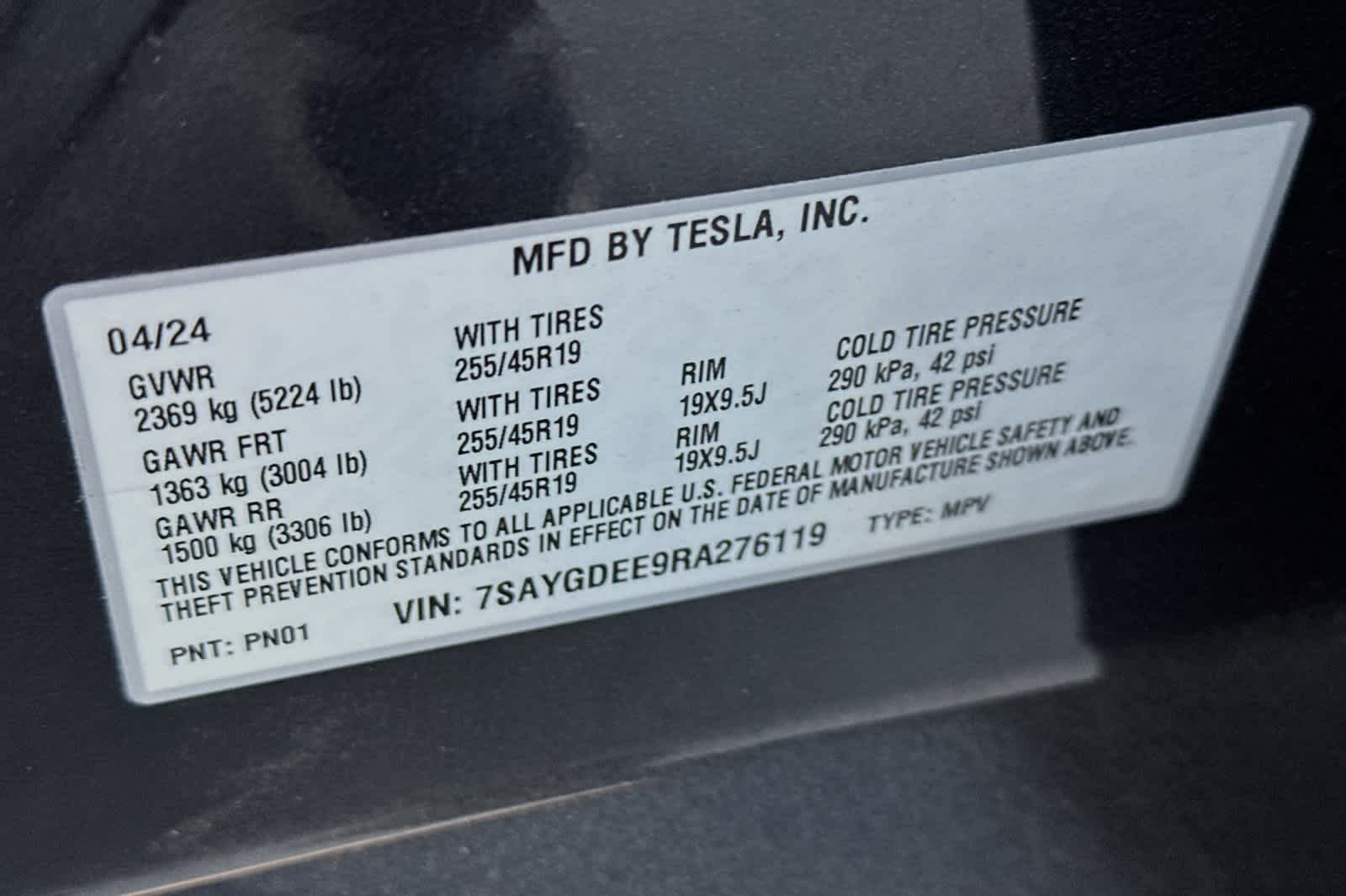 2024 Tesla Model Y Long Range 30