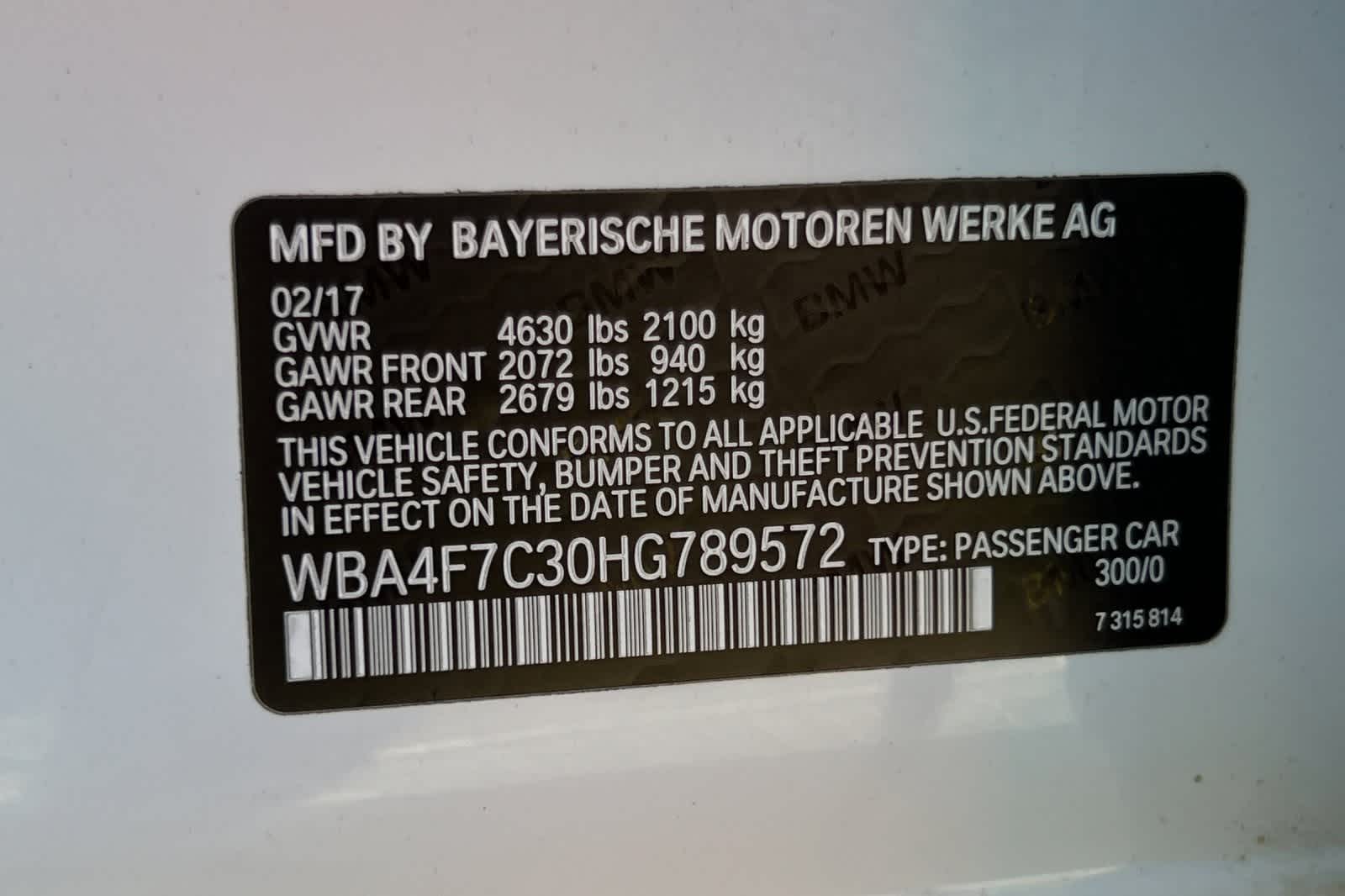 2017 BMW 4 Series 430i 30