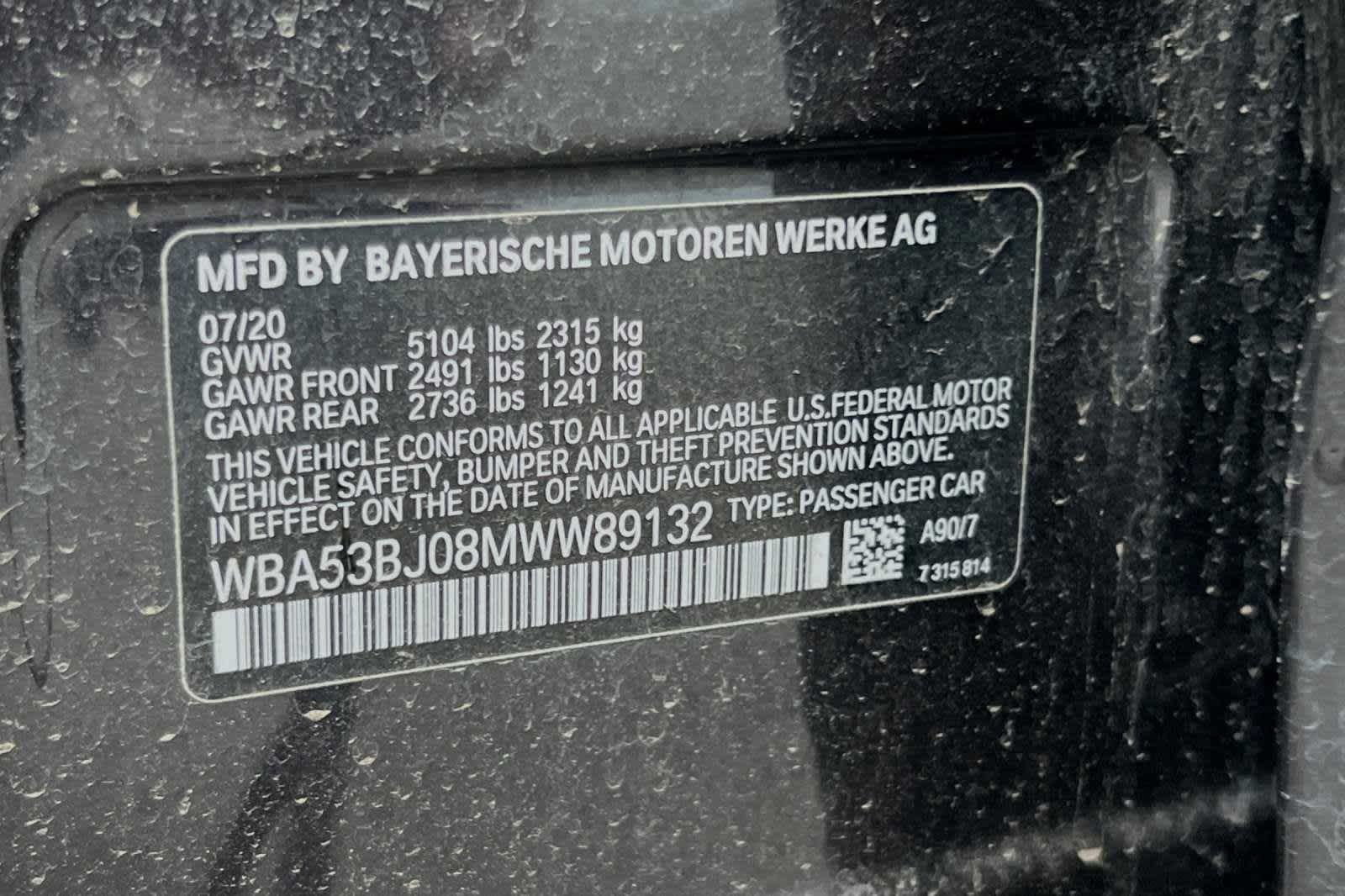 2021 BMW 5 Series 540i 31