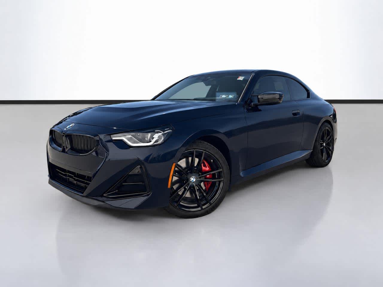 Black Sapphire Metallic 2024 BMW 2 Series Coupe All-Wheel Drive 8-Speed Automatic