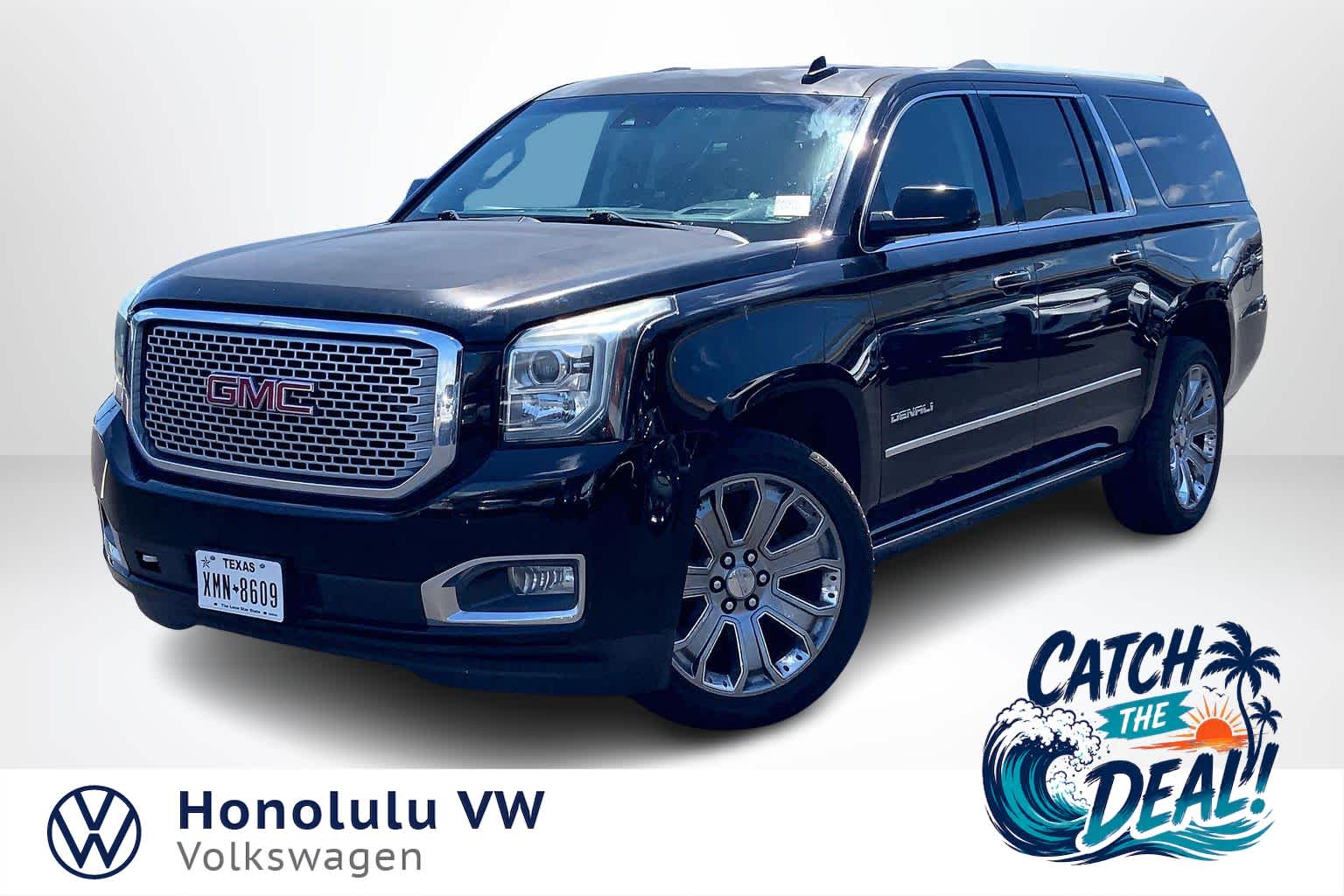 Onyx Black 2015 GMC Yukon XL SUV / Crossover Four-Wheel Drive 8-Speed Automatic