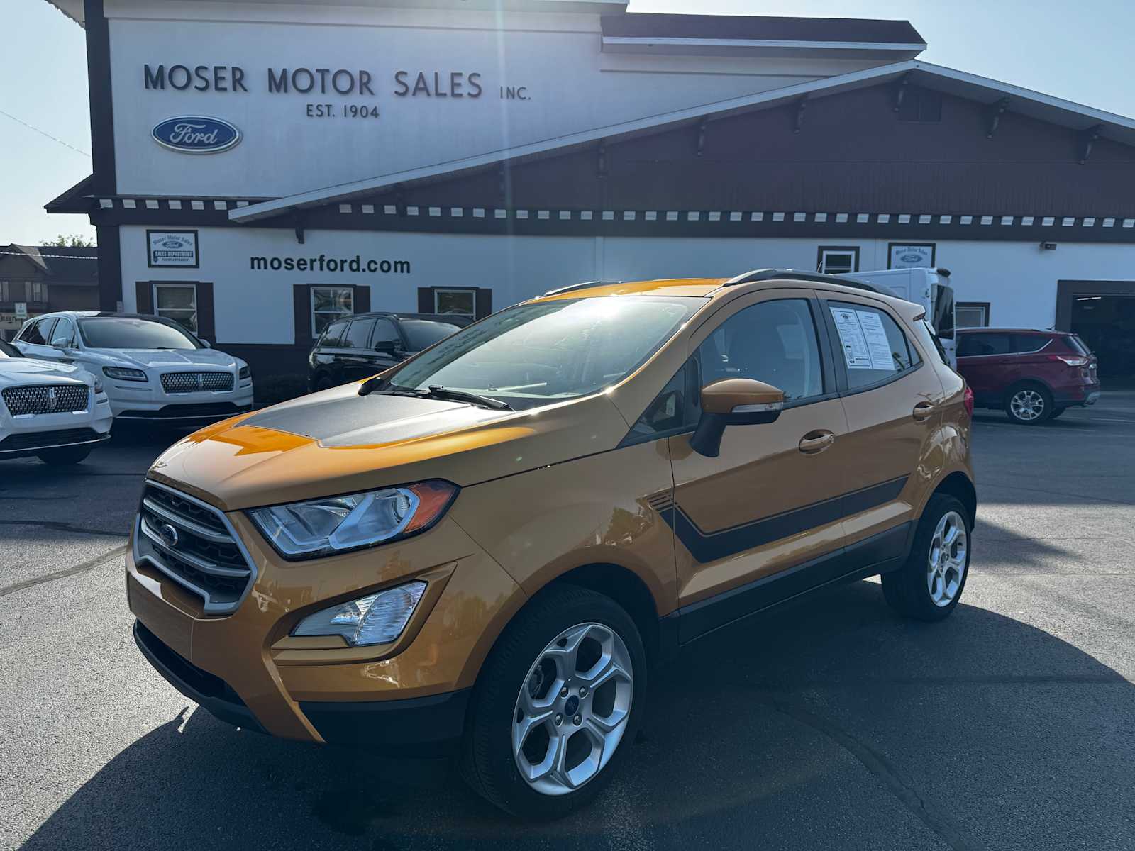 Luxe Yellow 2022 Ford EcoSport SUV / Crossover All-Wheel Drive 6-Speed Automatic