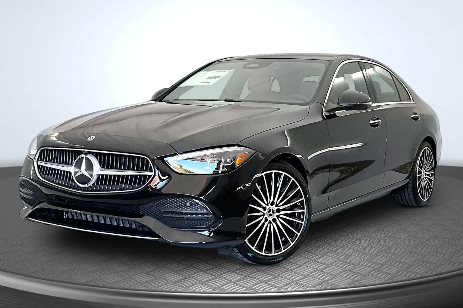 Obsidian Black Metallic 2026 Mercedes-Benz C-Class Sedan All-Wheel Drive Automatic