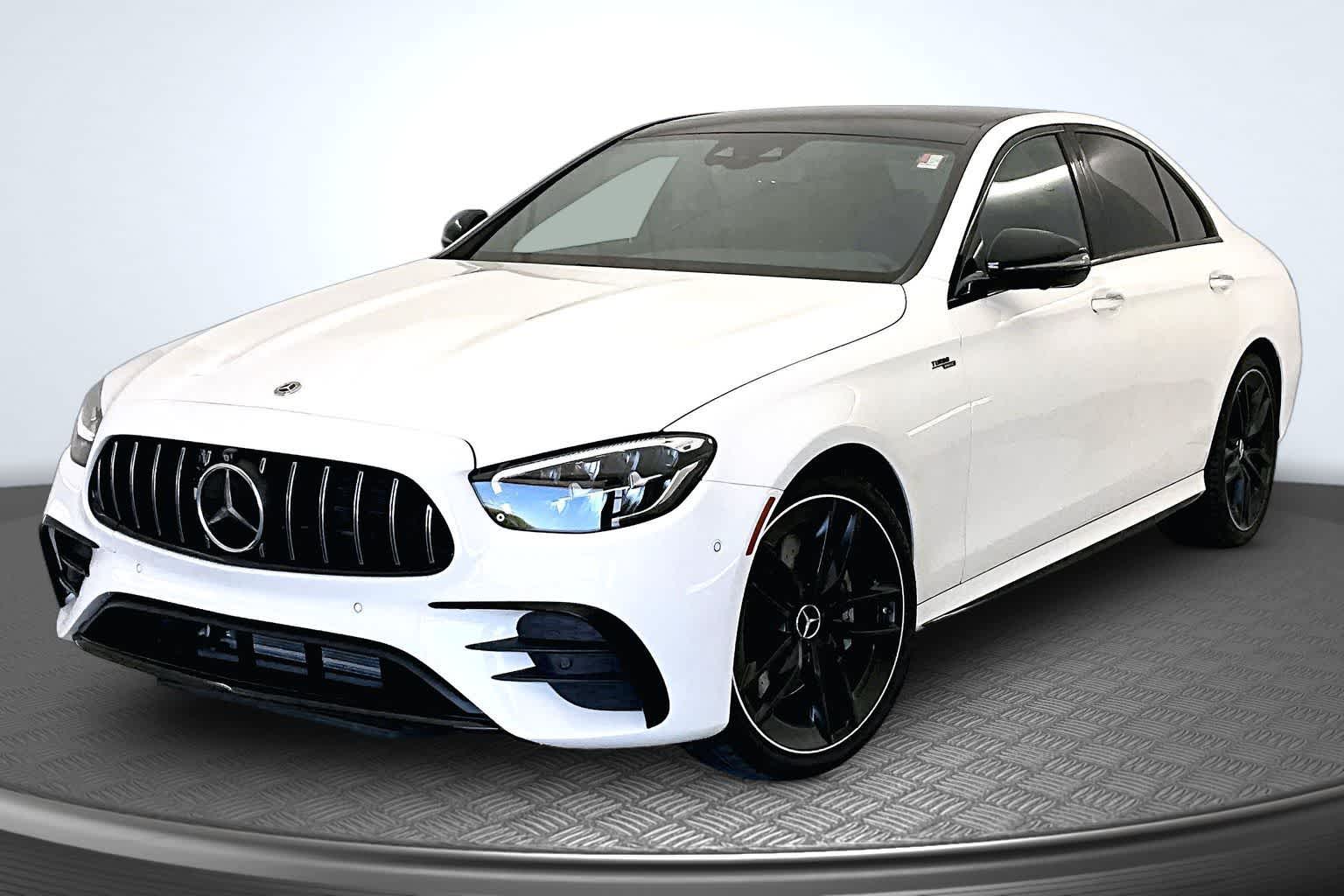 Polar White 2022 Mercedes-Benz E-Class AMG E 53 Sedan 4MATIC Sedan All-Wheel Drive 9-Speed Automatic