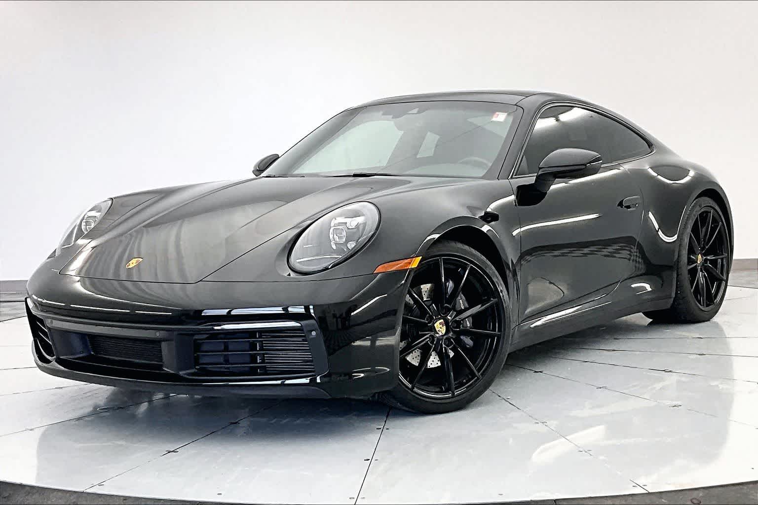 Black 2021 Porsche 911 Carrera Coupe RWD Coupe Rear-Wheel Drive Automatic