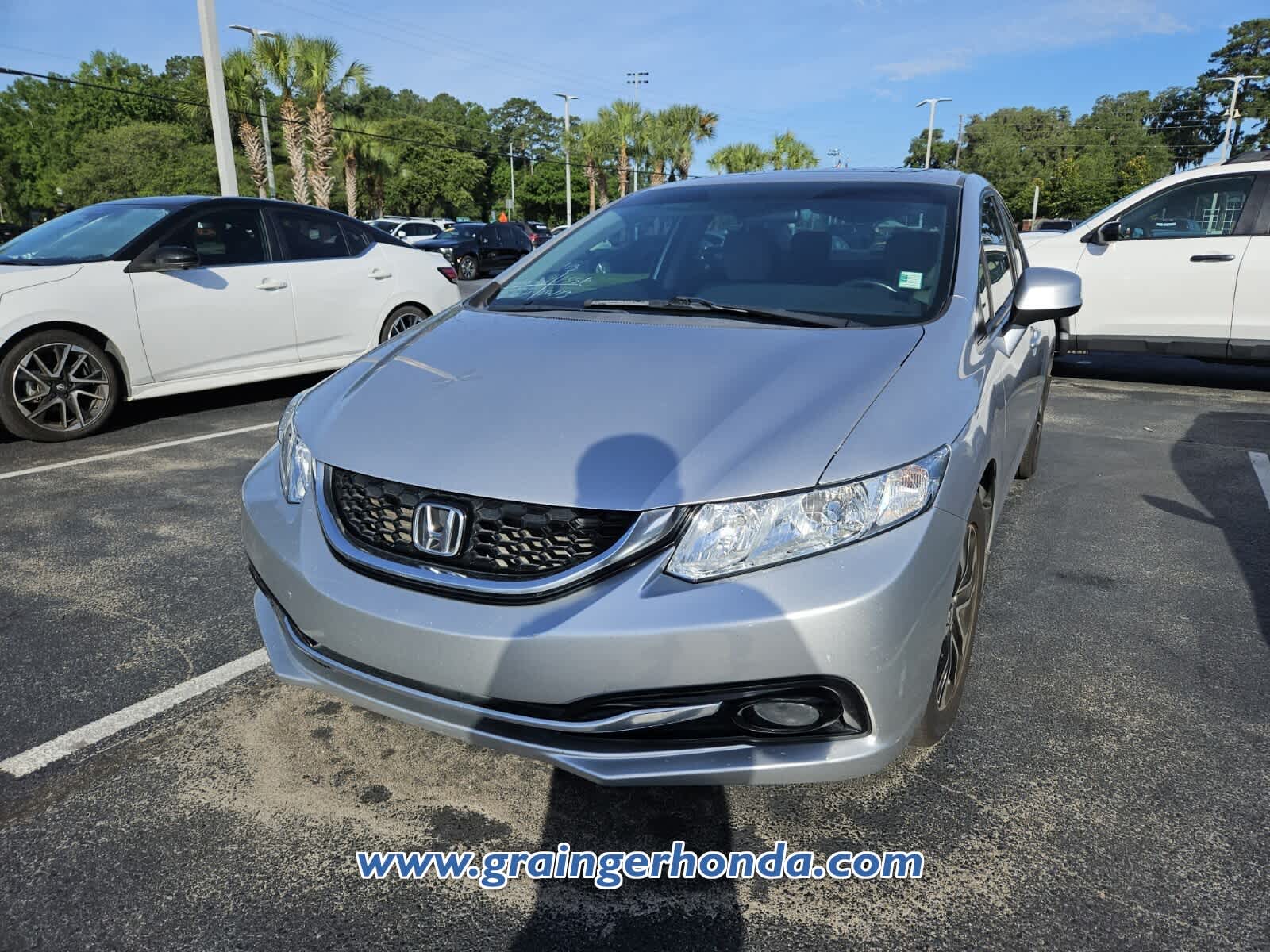 Used 2013 Honda Civic EX-L with VIN 19XFB2F92DE066715 for sale in Savannah, GA