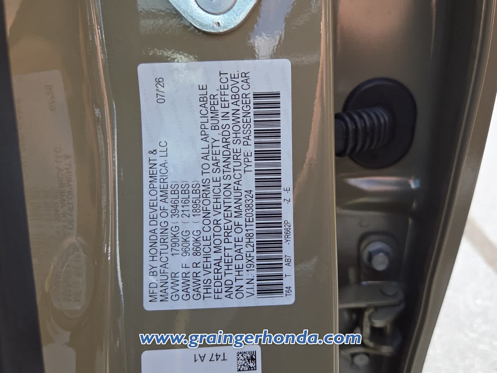 New 2026 Honda Civic Hatchback Sedan