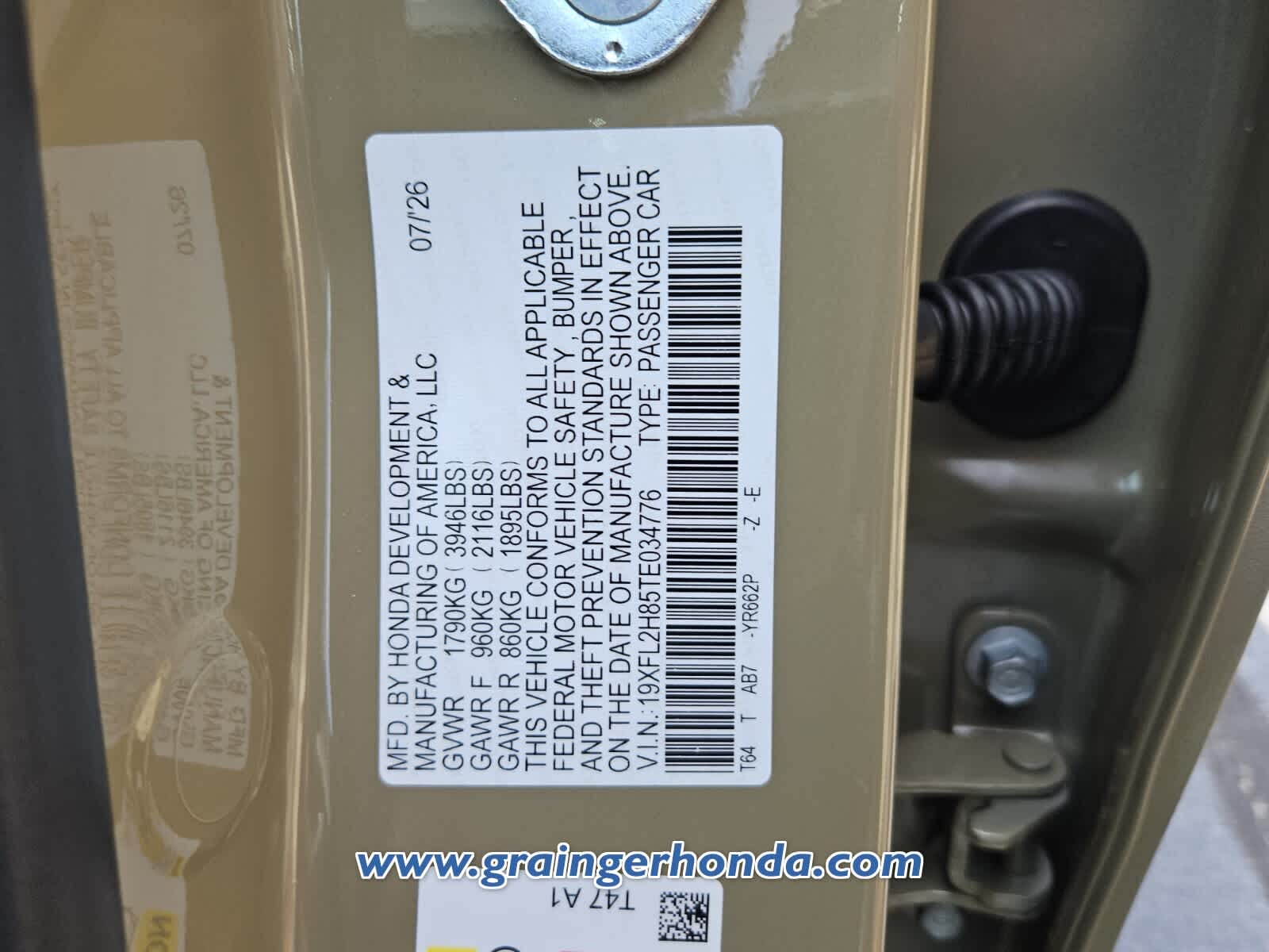 New 2026 Honda Civic Hatchback Sedan