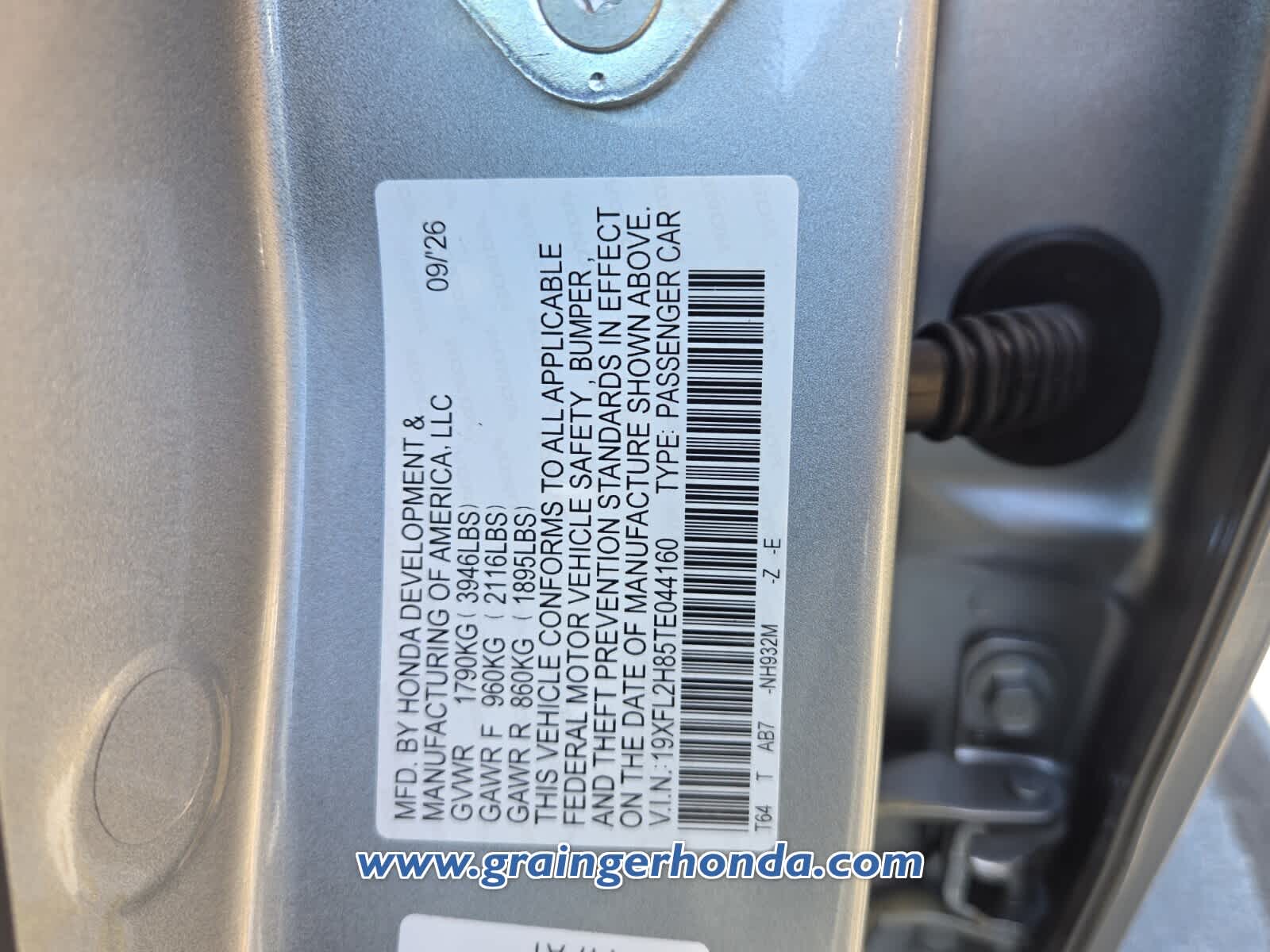 New 2026 Honda Civic Hatchback Sedan