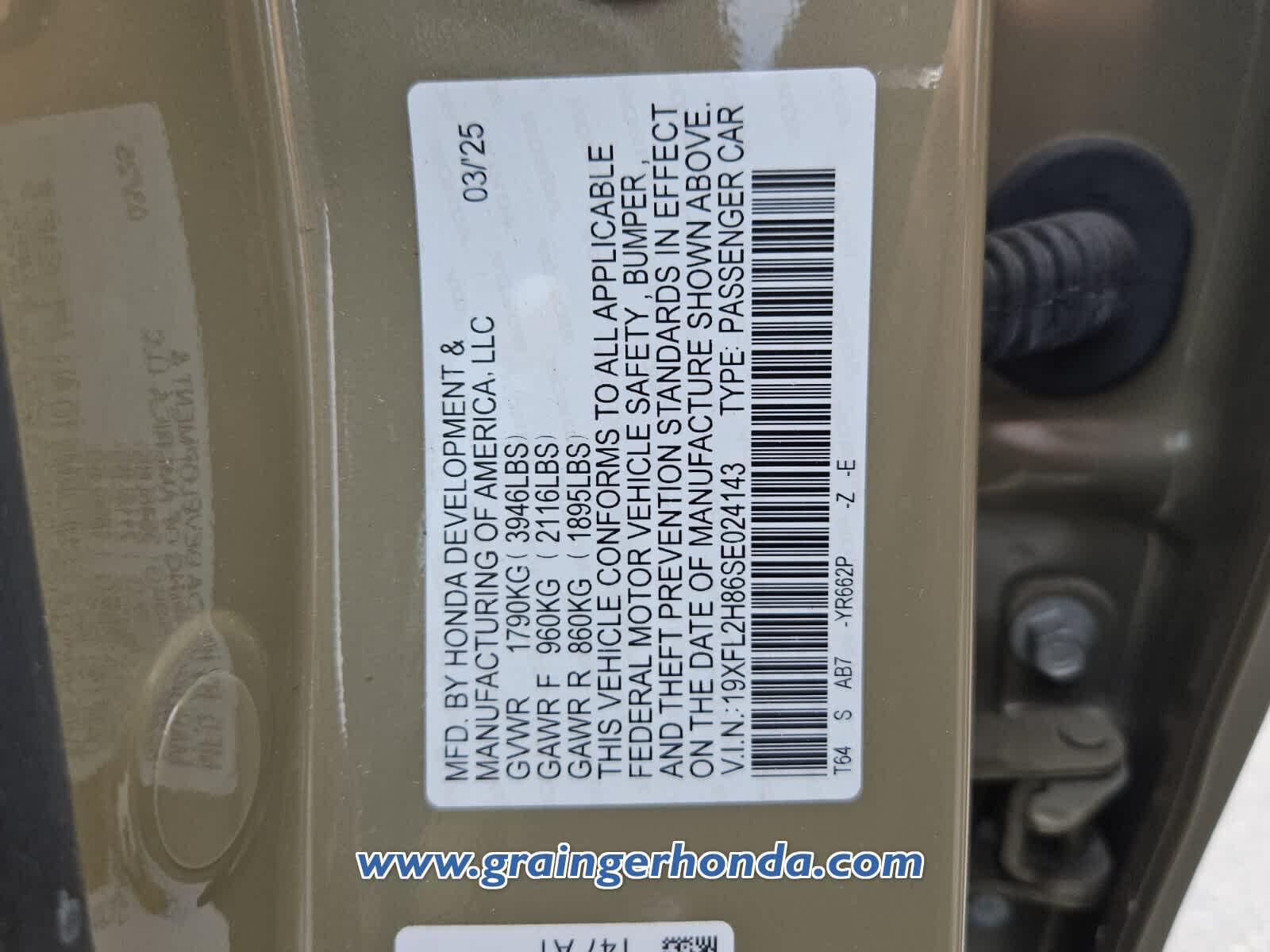 Used 2025 Honda Civic Hatchback Sedan