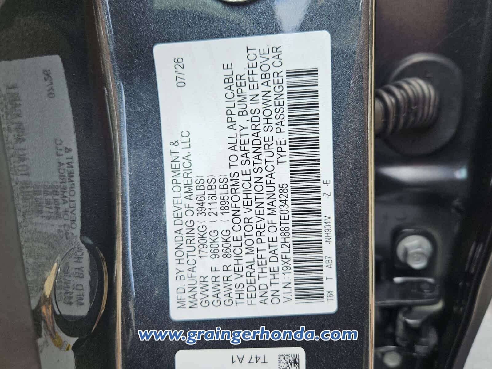 New 2026 Honda Civic Hatchback Sedan