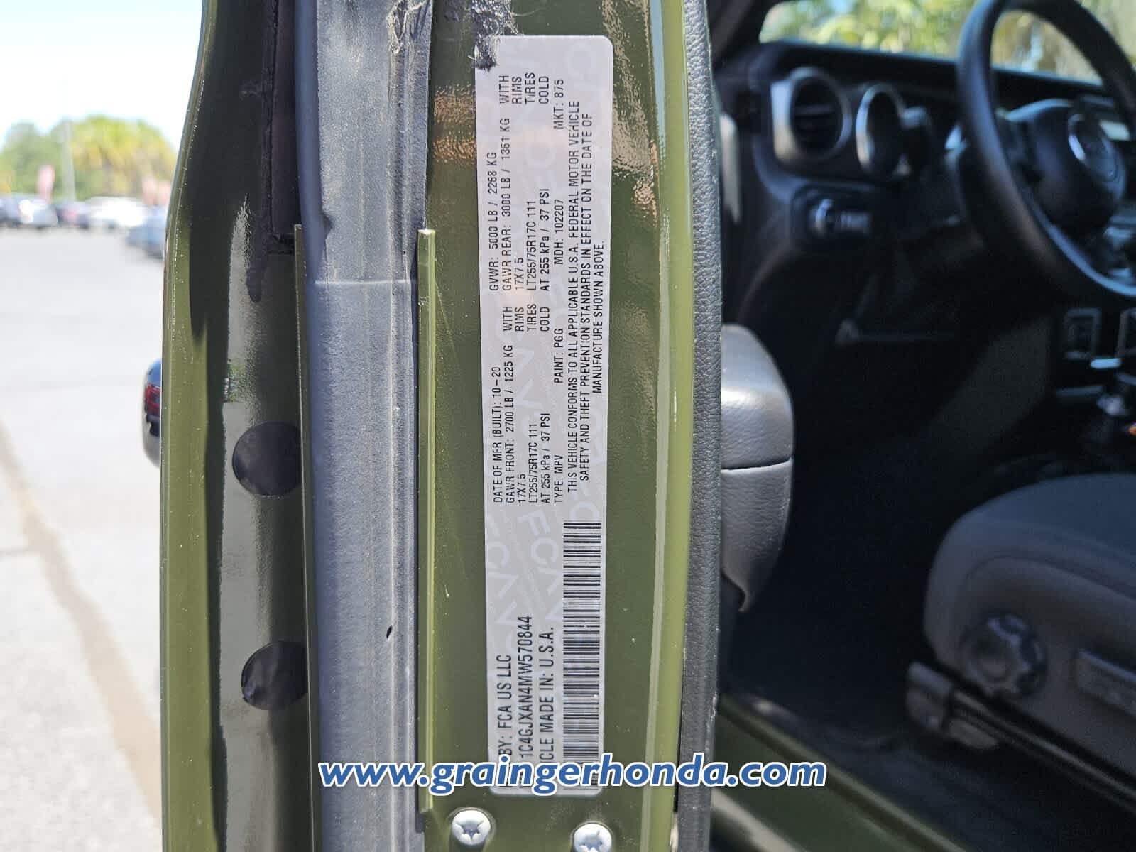 Used 2021 Jeep Wrangler SUV