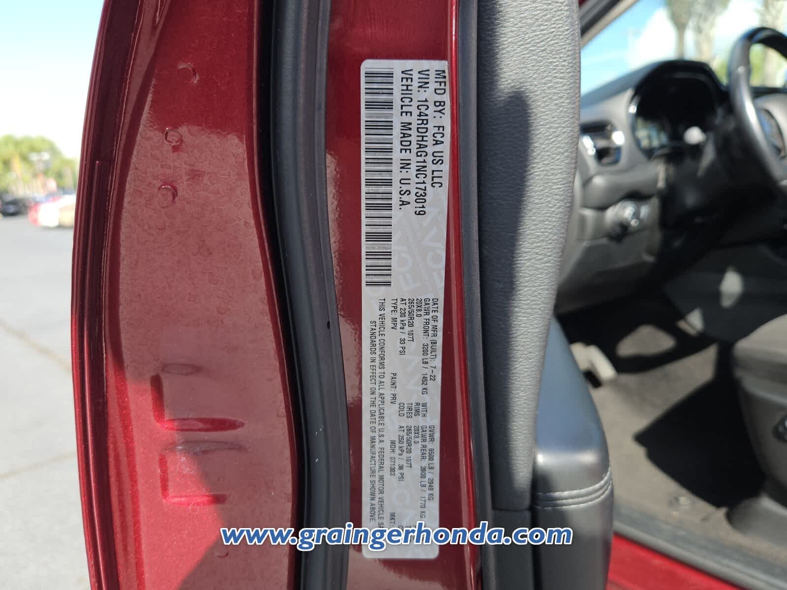 Used 2022 Dodge Durango SUV