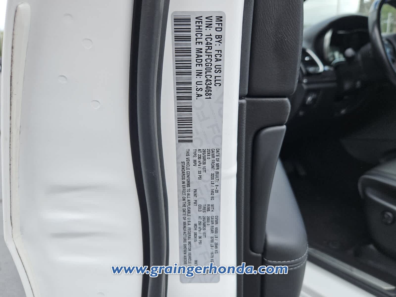 Used 2020 Jeep Grand Cherokee SUV
