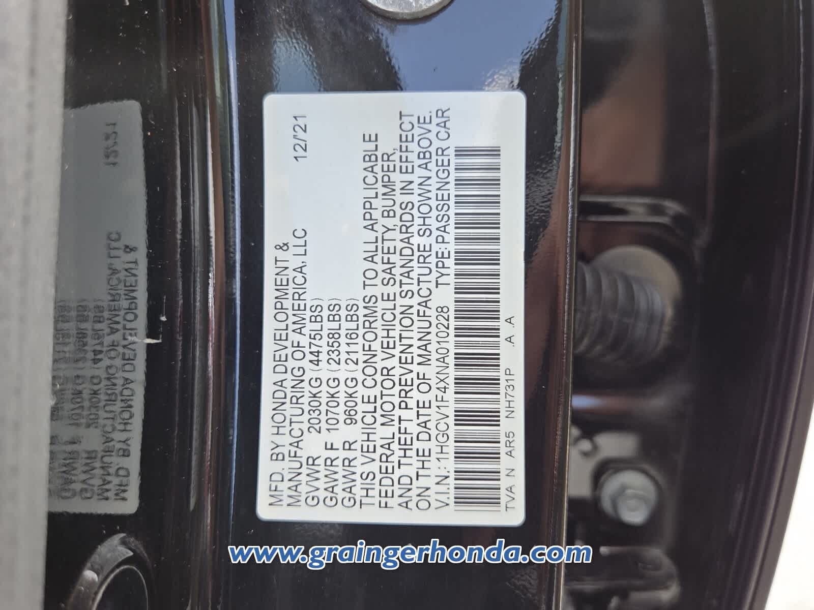 Used 2022 Honda Accord Sedan