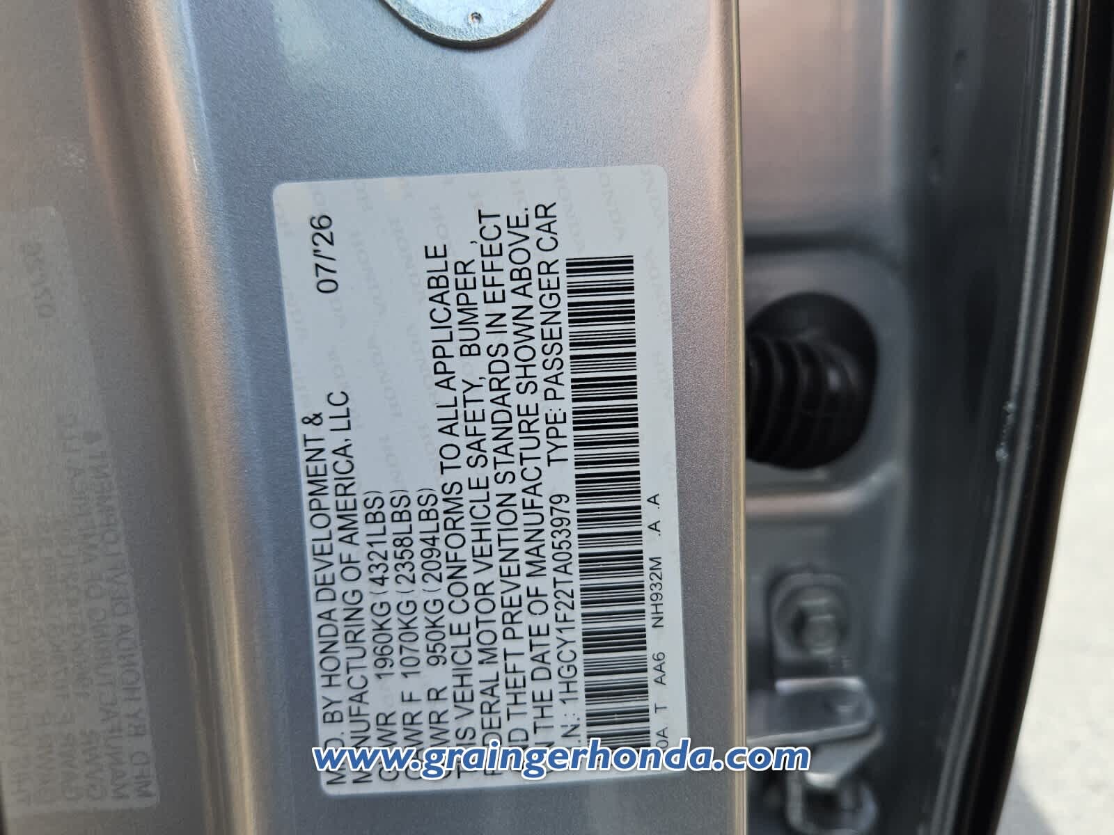 New 2026 Honda Accord Sedan Sedan