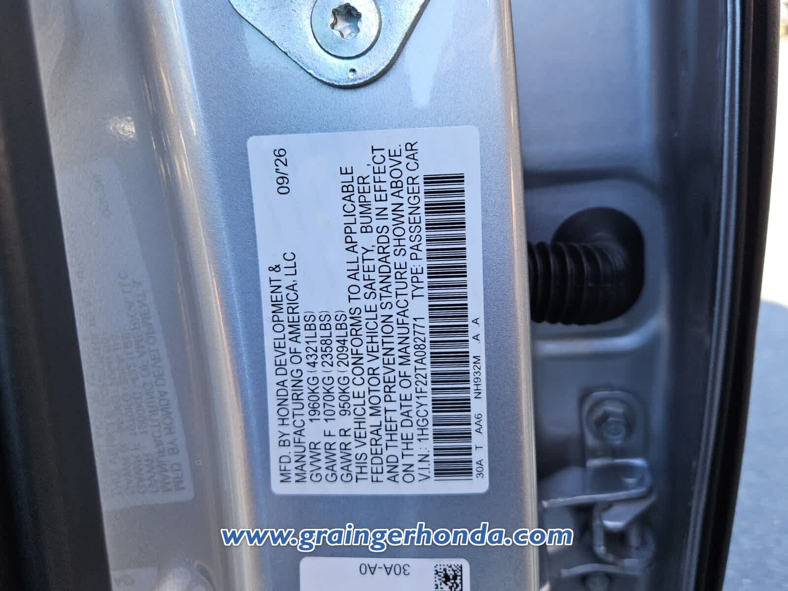 New 2026 Honda Accord Sedan Sedan