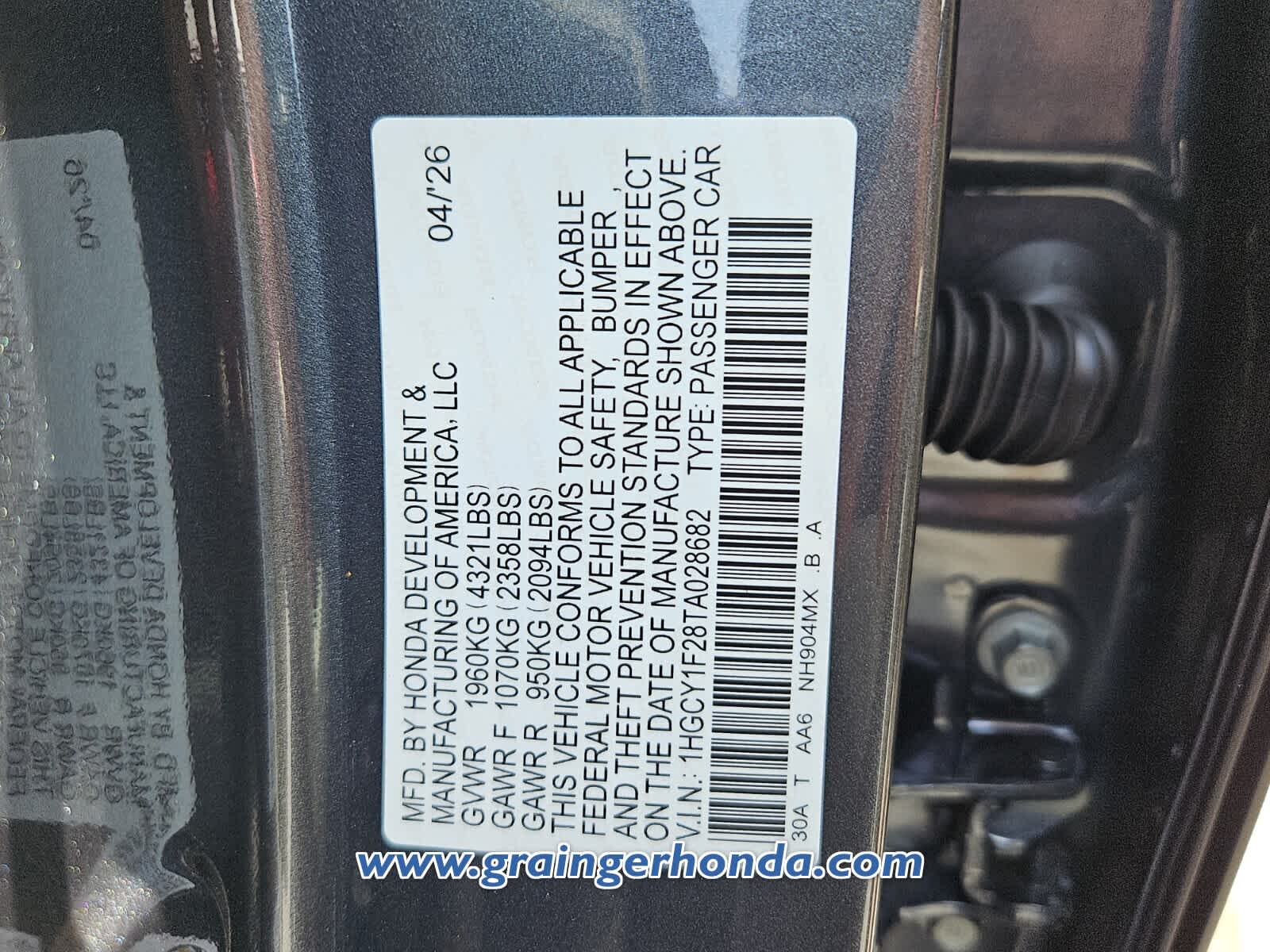 New 2026 Honda Accord Sedan Sedan