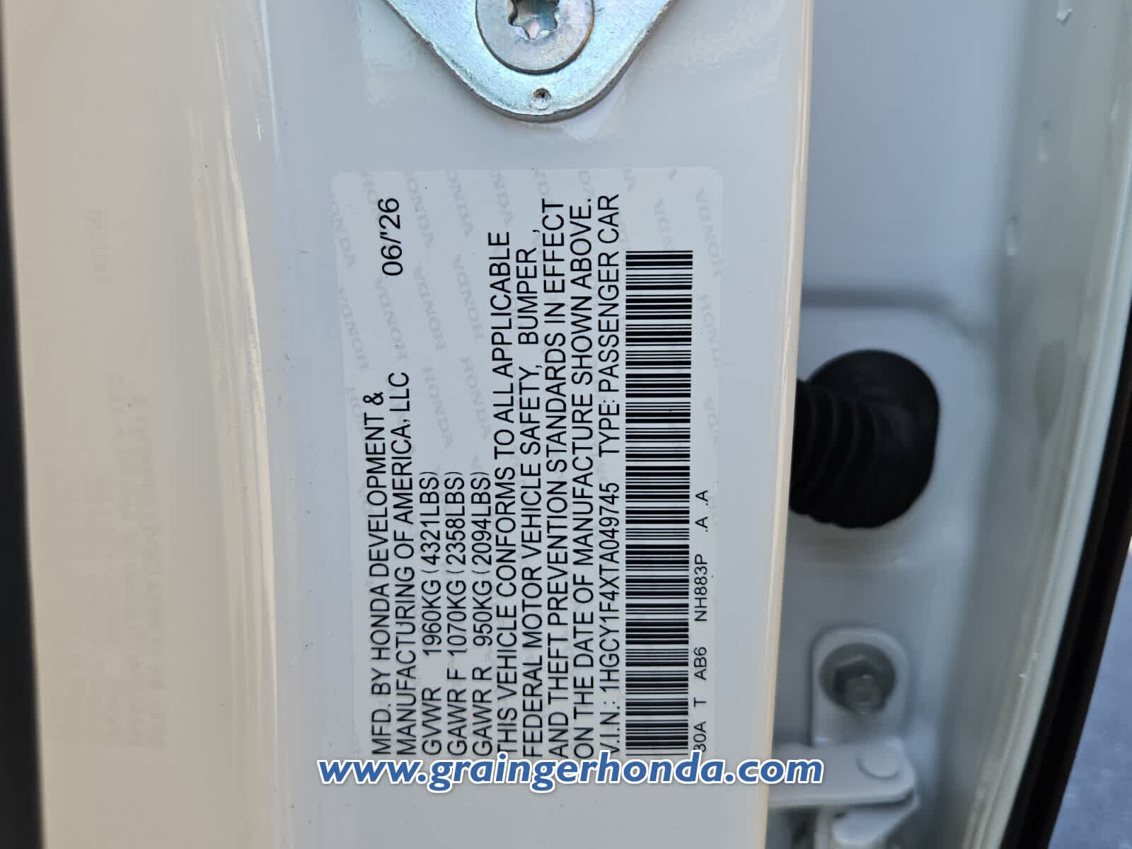 New 2026 Honda Accord Sedan Sedan