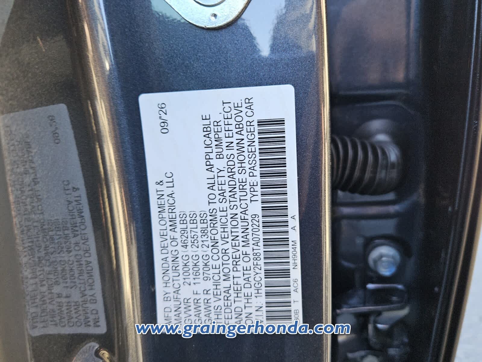 New 2026 Honda Accord Hybrid Sedan