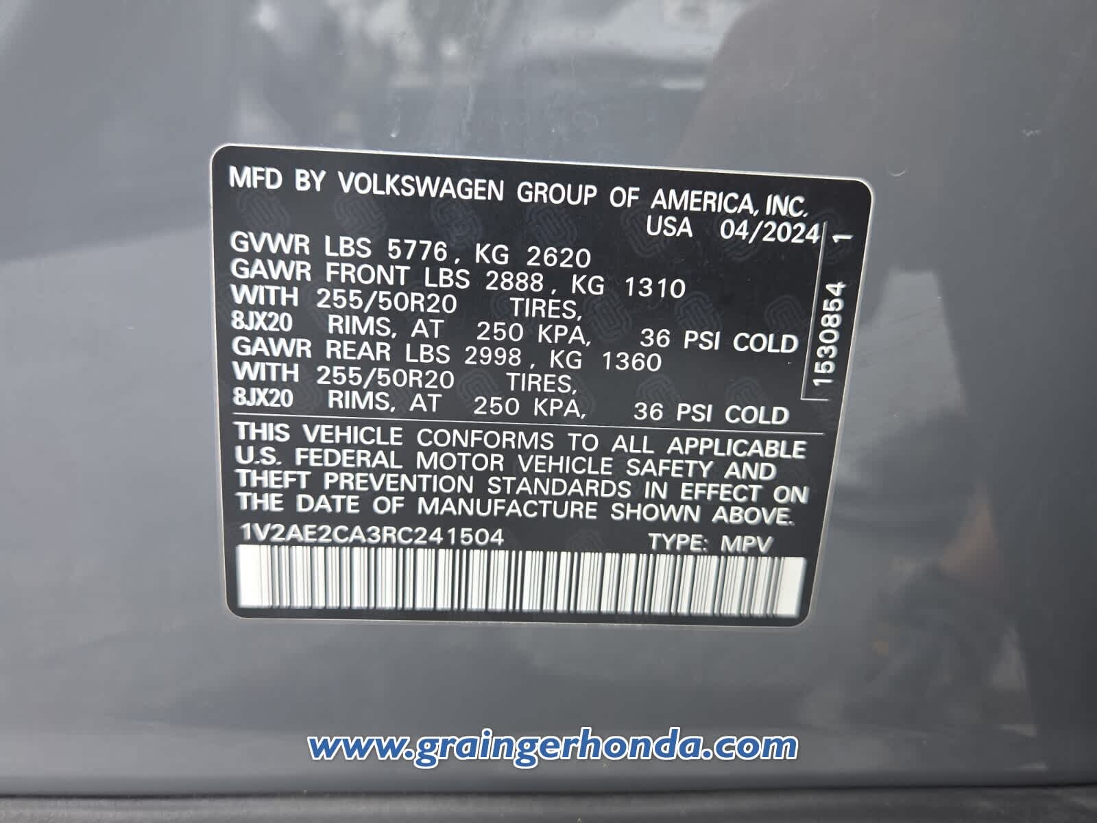 Used 2024 Volkswagen Atlas Cross Sport SUV