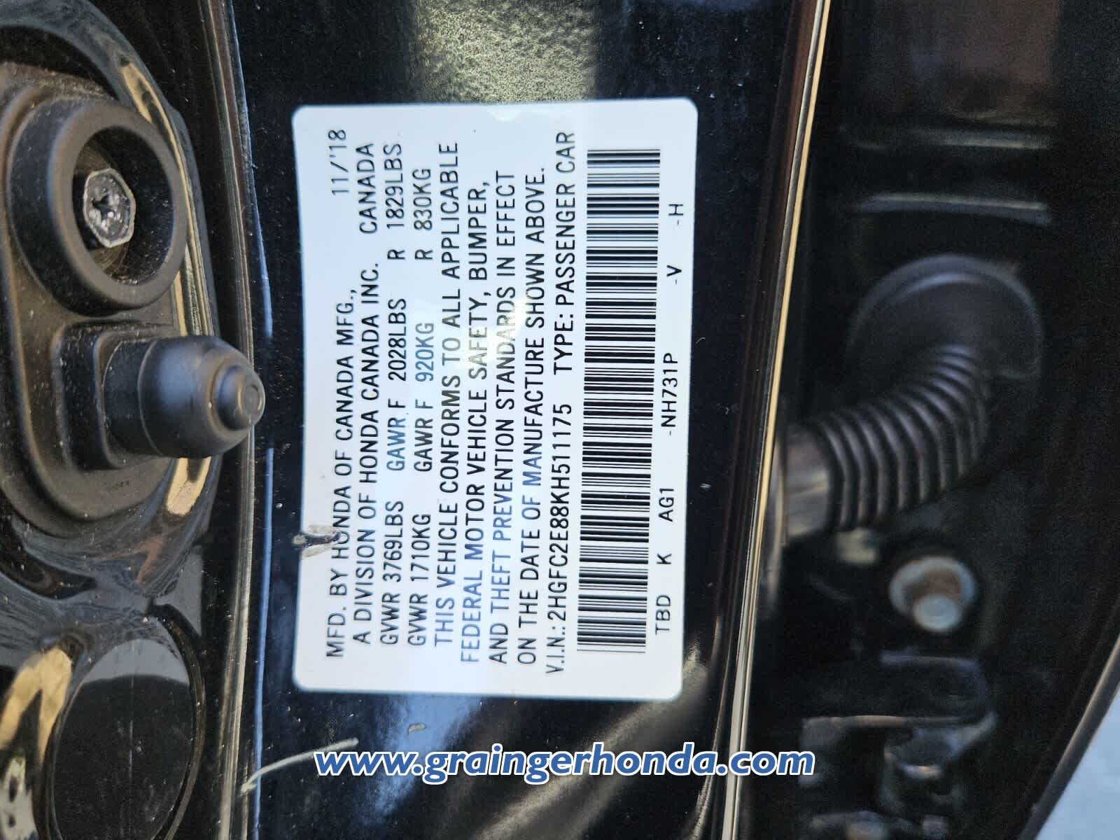 Used 2019 Honda Civic Sedan Sedan