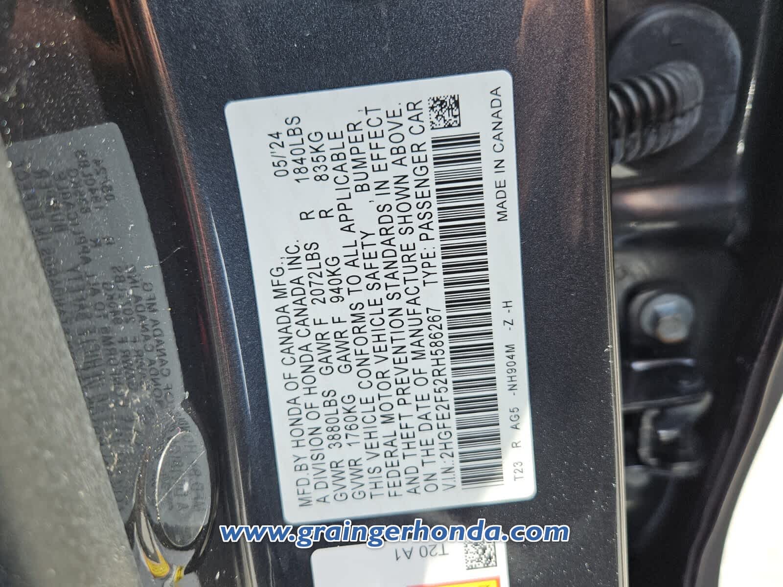2024 Honda Civic Sport - Photo 14