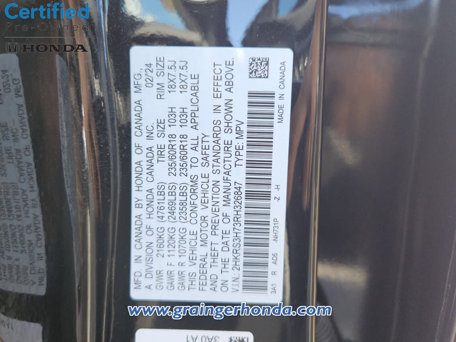 Used 2024 Honda CR-V SUV