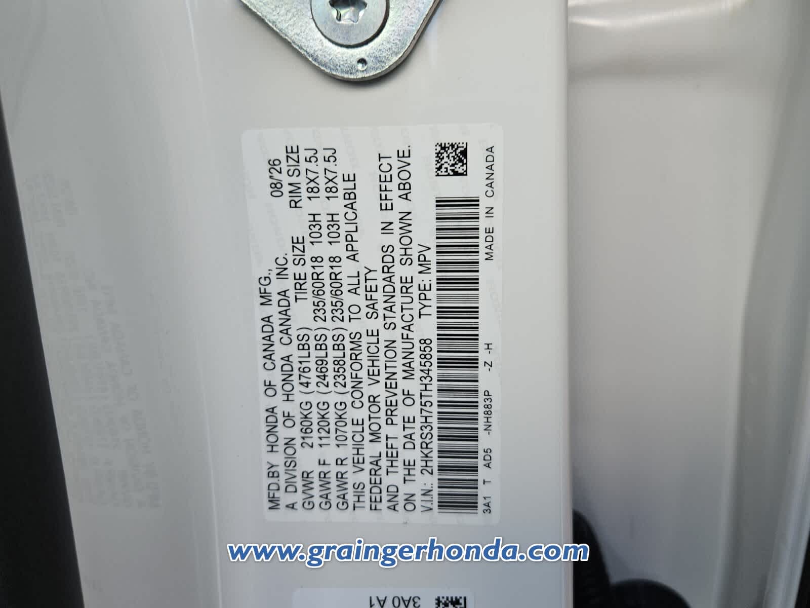 New 2026 Honda CR-V SUV