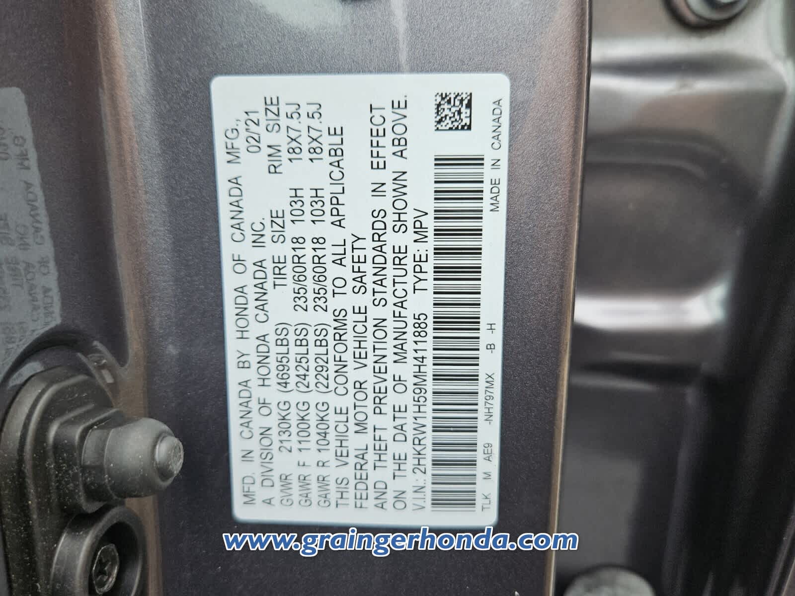 Used 2021 Honda CR-V SUV