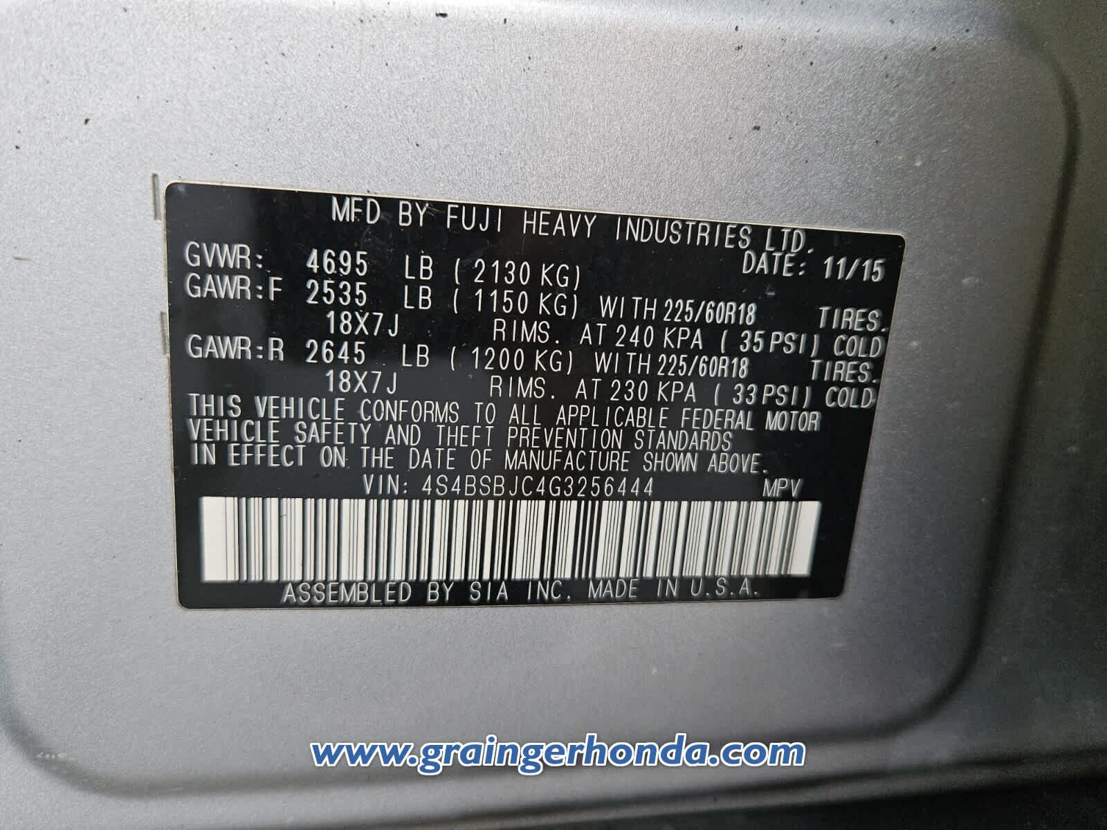 Used 2016 Subaru Outback SUV