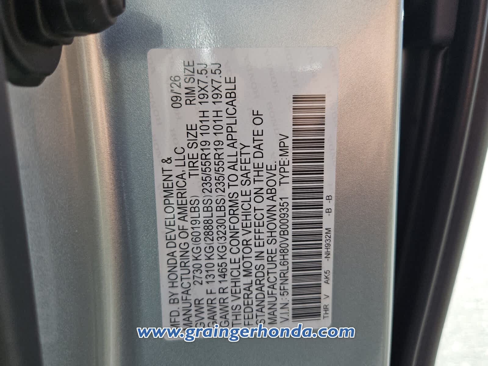 New 2027 Honda Odyssey Van